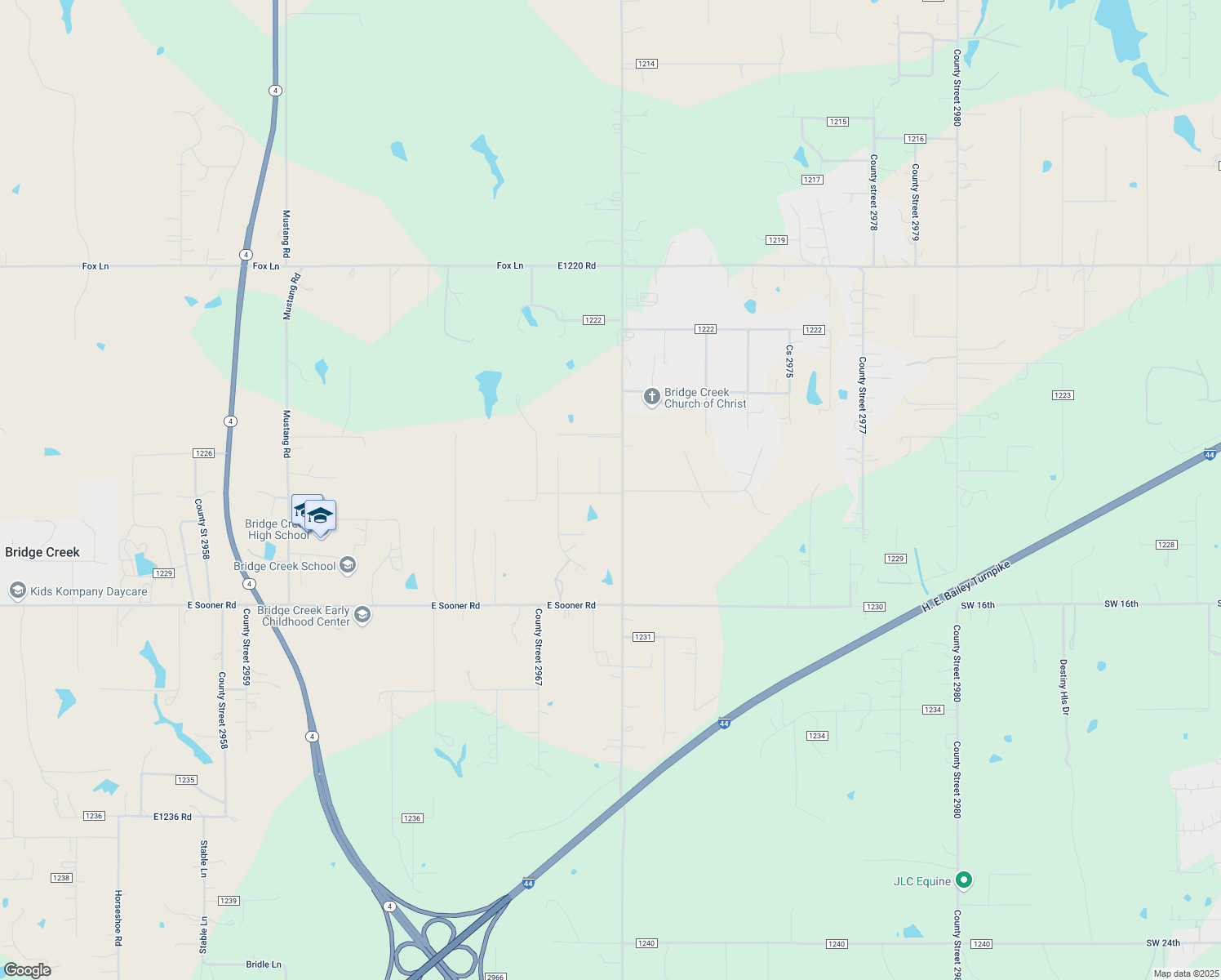map of restaurants, bars, coffee shops, grocery stores, and more near 2294 Barrington Dr in Blanchard