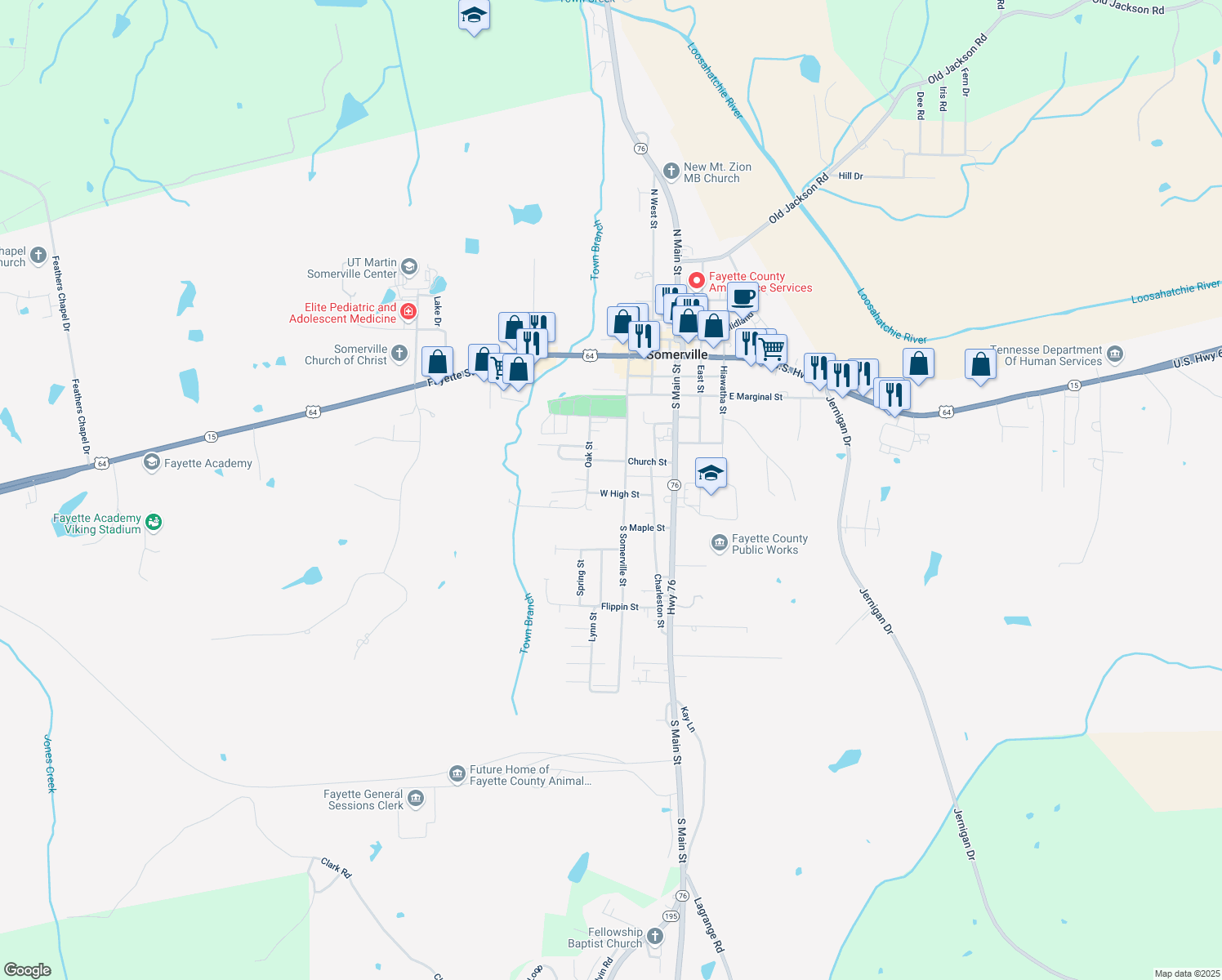 map of restaurants, bars, coffee shops, grocery stores, and more near 300 West High Street in Somerville