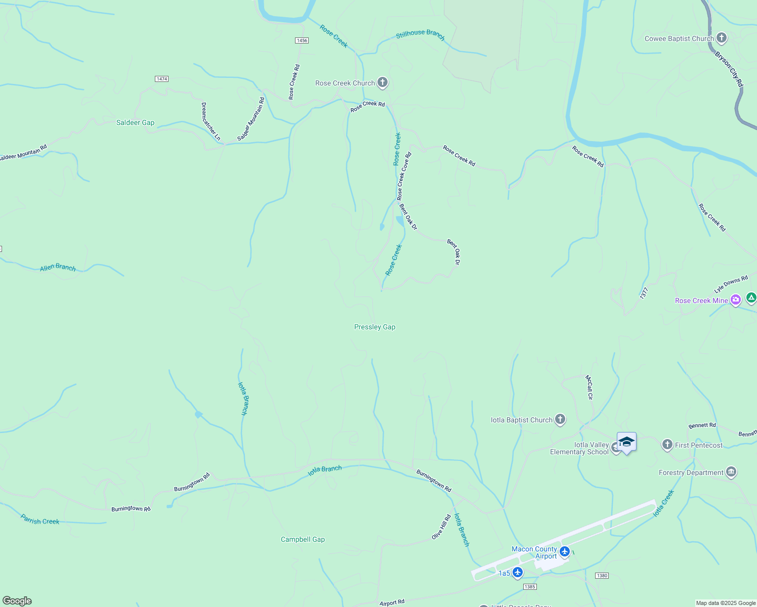 map of restaurants, bars, coffee shops, grocery stores, and more near Bent Oak Drive in Franklin