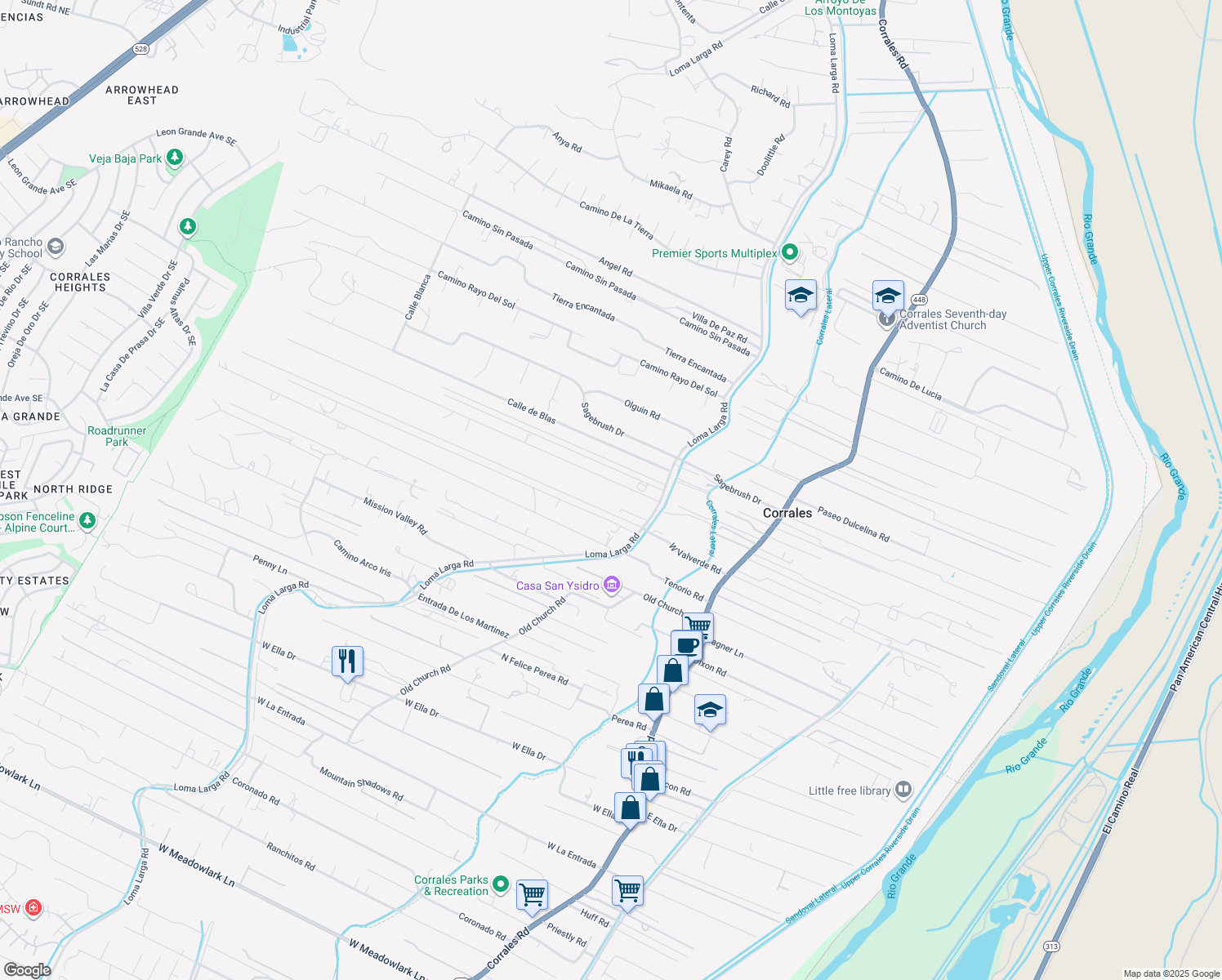 131 Perfecto Lopez Road, Corrales NM Walk Score