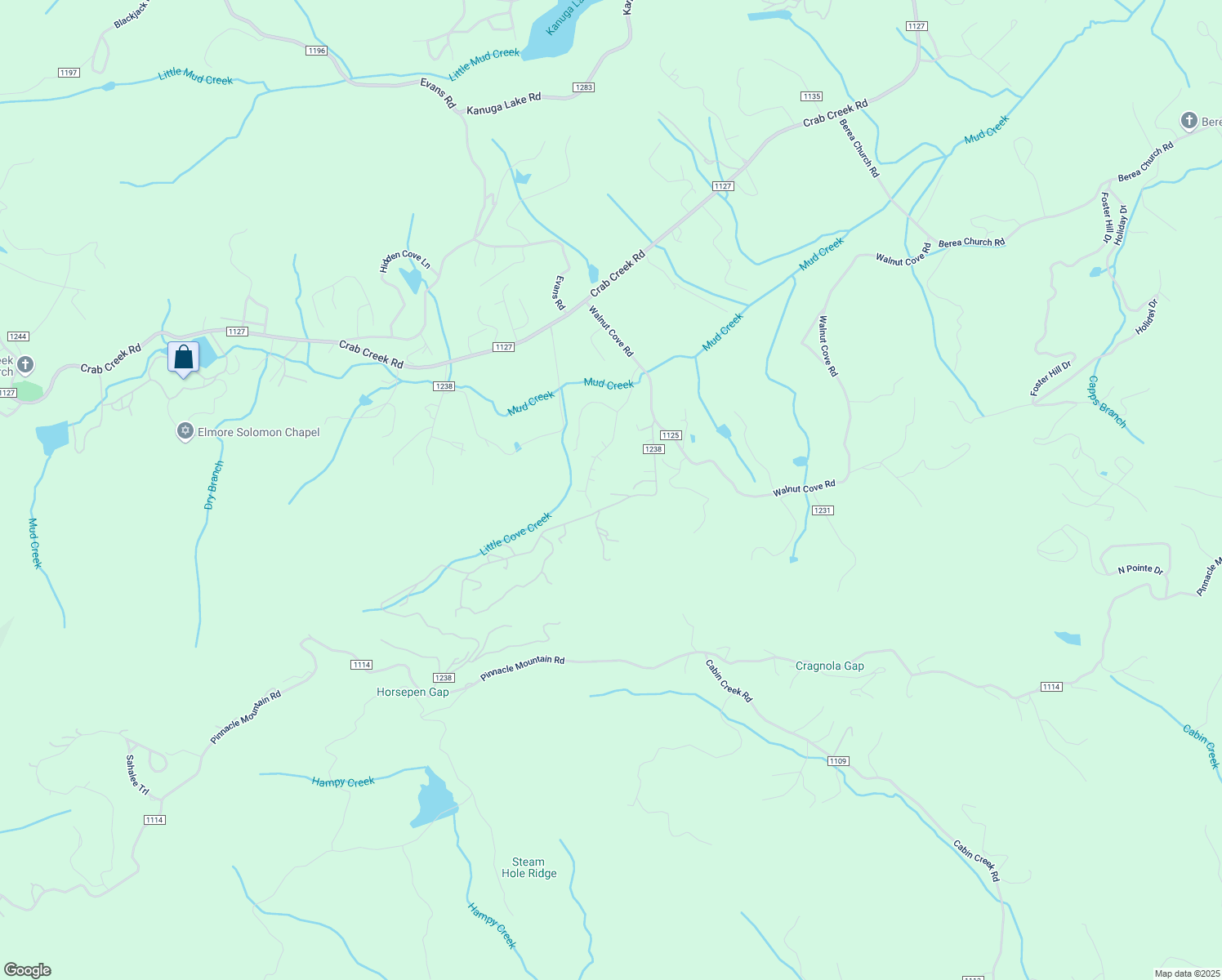 map of restaurants, bars, coffee shops, grocery stores, and more near 60 Bear Rock Road in Hendersonville