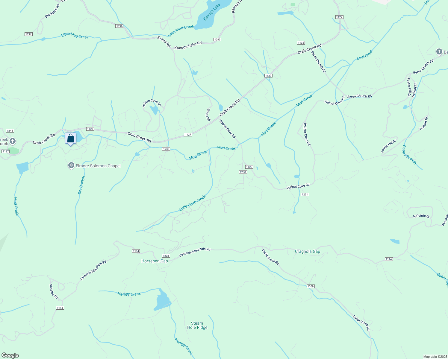 map of restaurants, bars, coffee shops, grocery stores, and more near 60 Bear Rock Road in Hendersonville