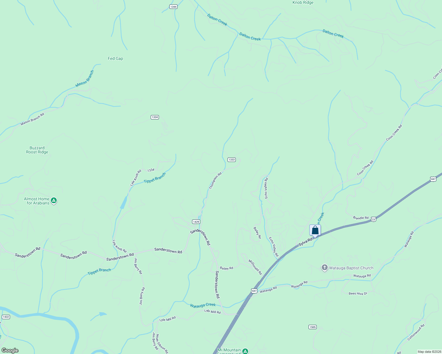 map of restaurants, bars, coffee shops, grocery stores, and more near 539 Thompson Road in Franklin