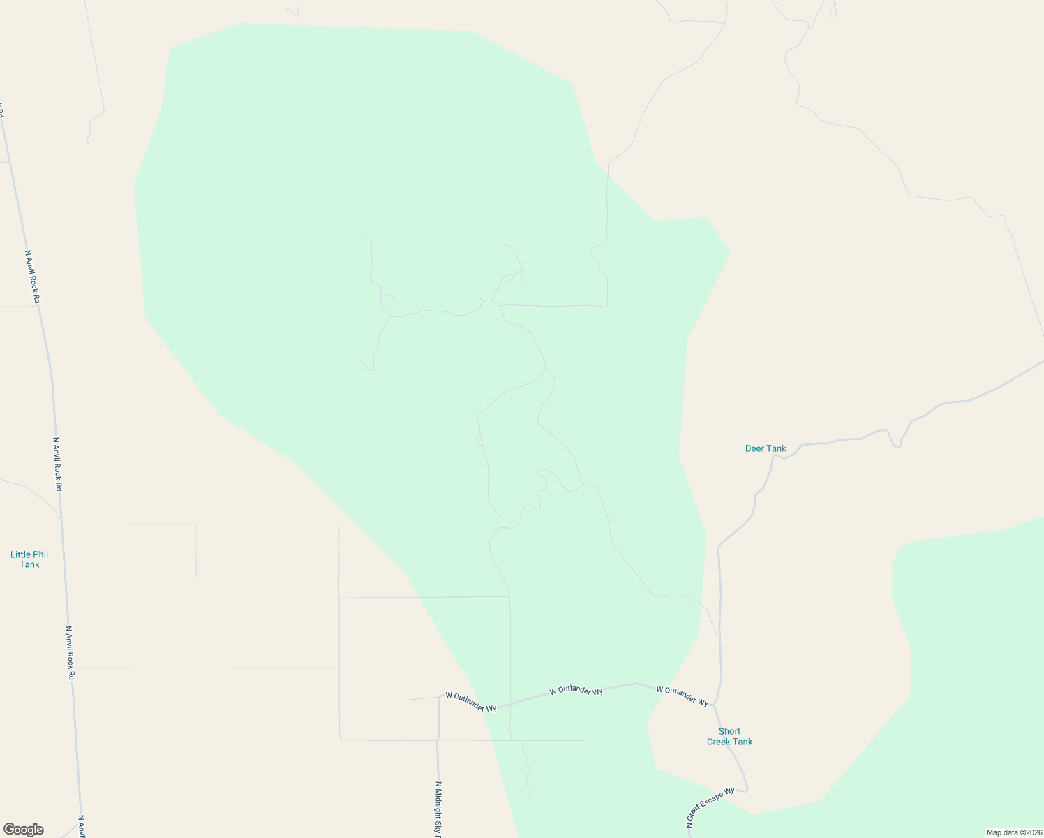map of restaurants, bars, coffee shops, grocery stores, and more near 48000 North High Sierra Road in Seligman