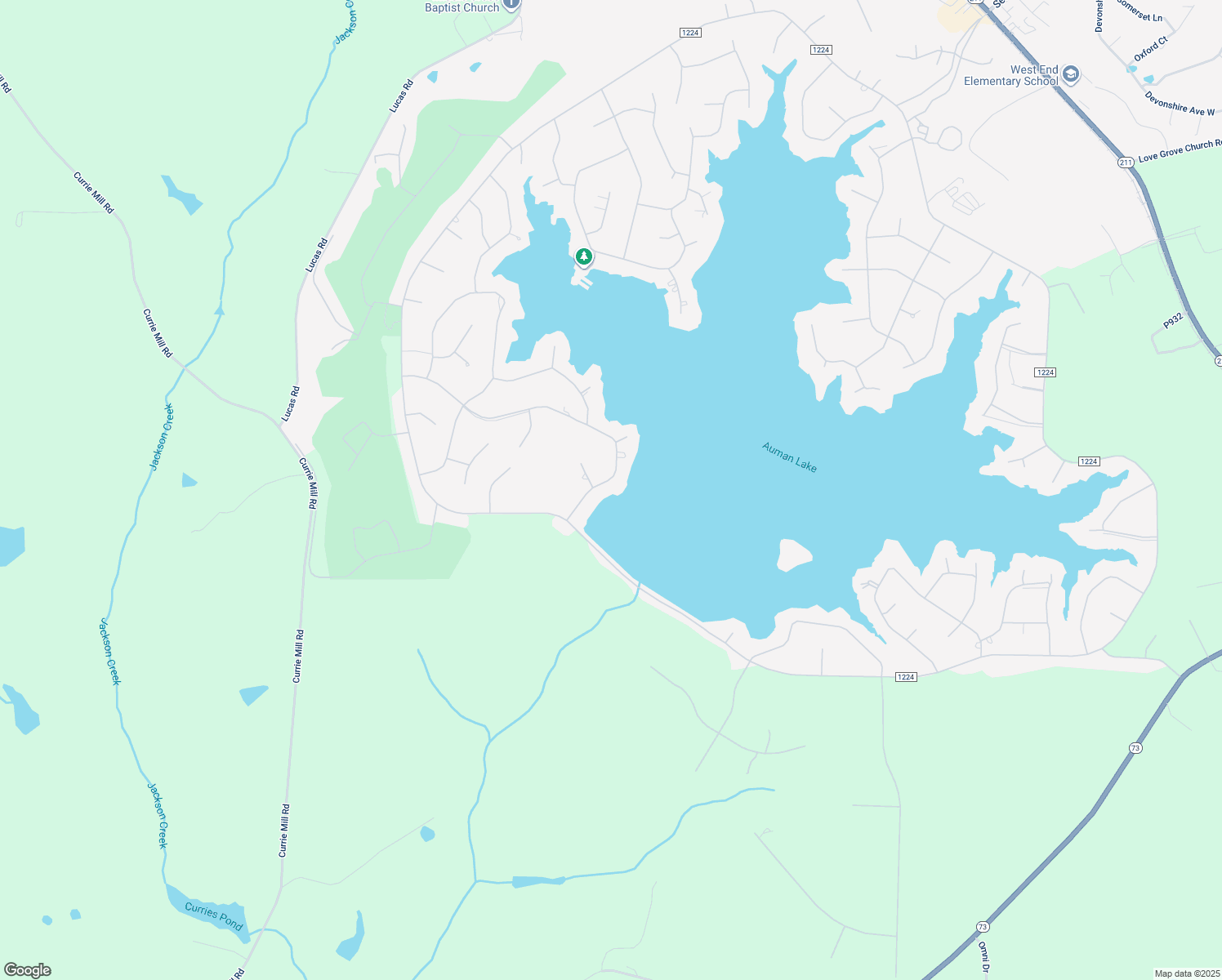 map of restaurants, bars, coffee shops, grocery stores, and more near 165 Morris Drive in West End