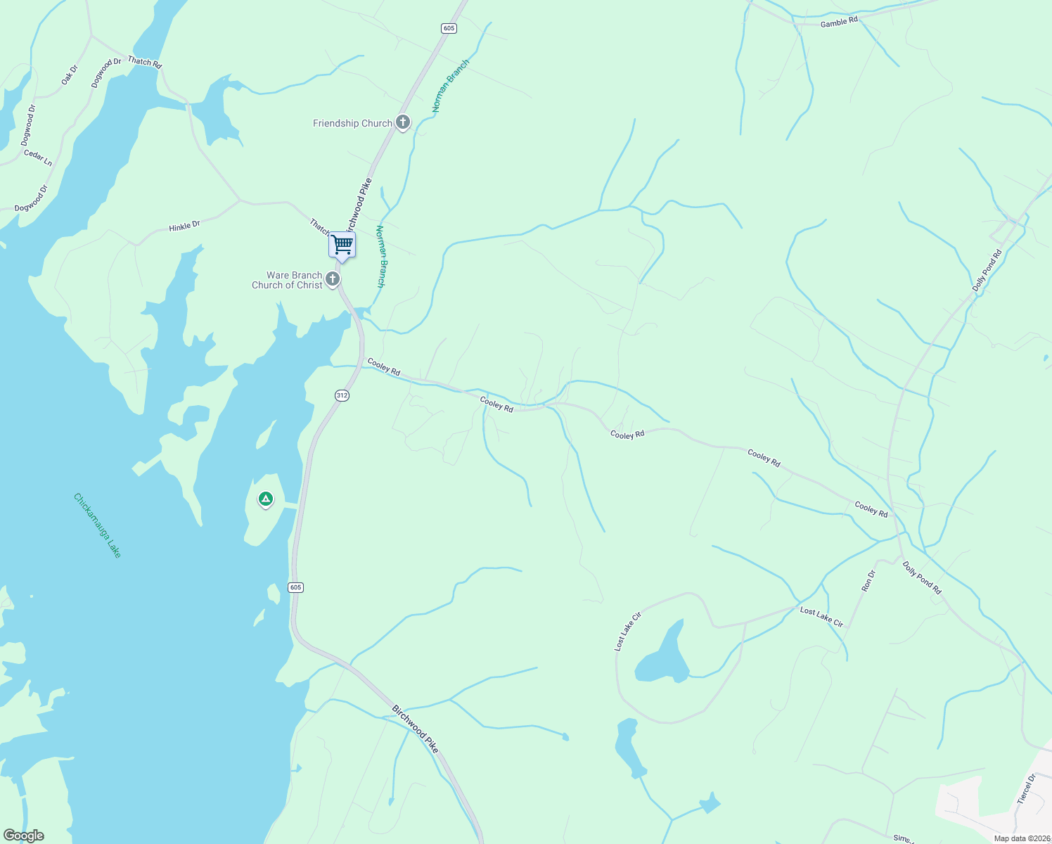 map of restaurants, bars, coffee shops, grocery stores, and more near 6418 Cooley Road in Harrison