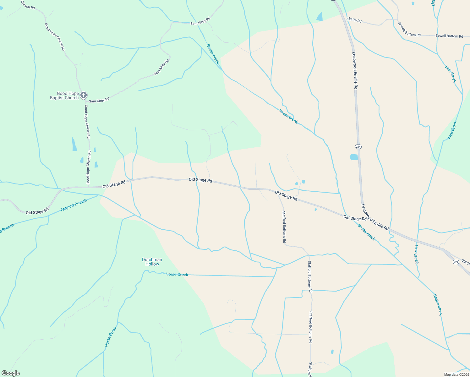 map of restaurants, bars, coffee shops, grocery stores, and more near 4254 Old Stage Road in Adamsville
