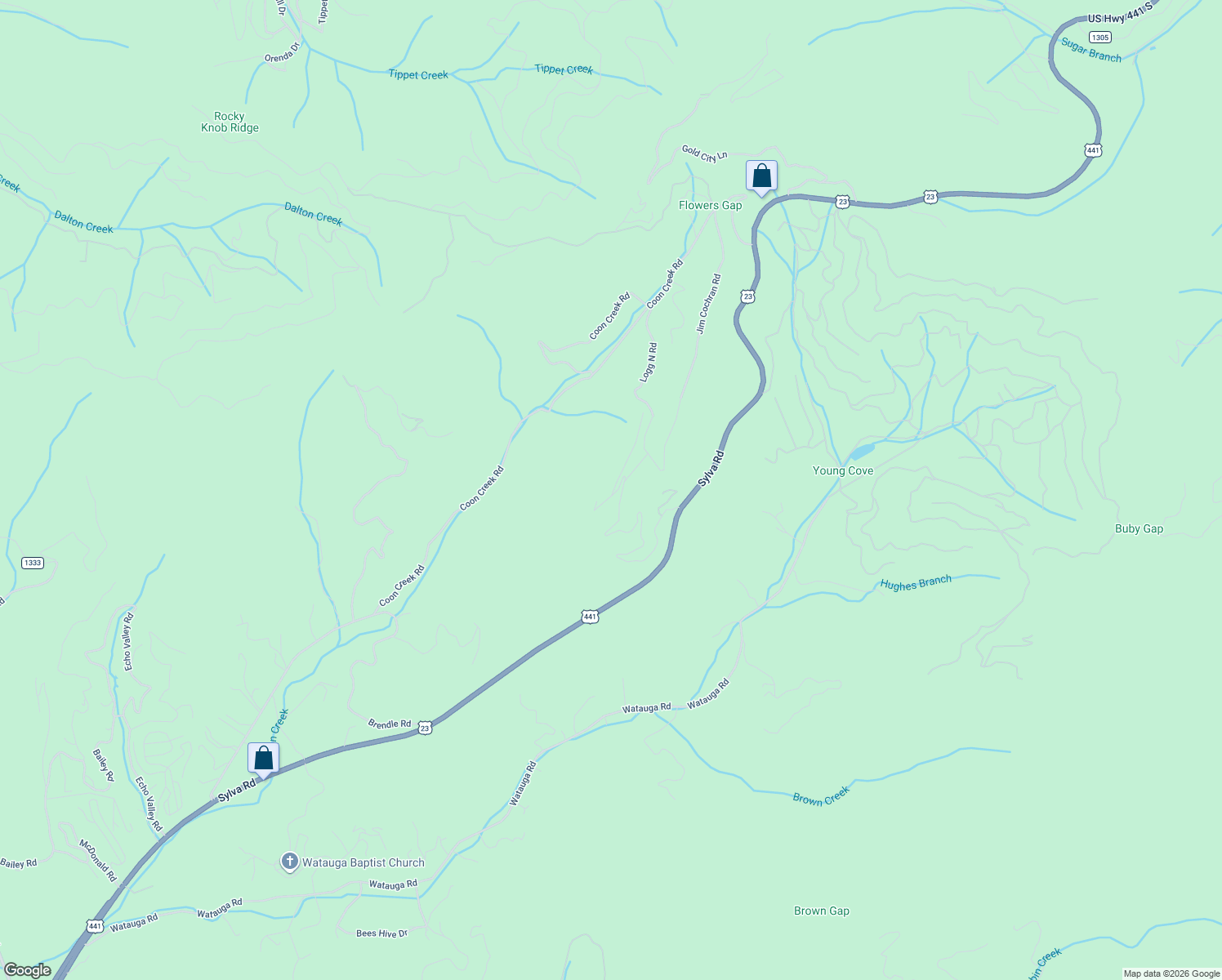 map of restaurants, bars, coffee shops, grocery stores, and more near 320-368 Big Ridge Road in Franklin