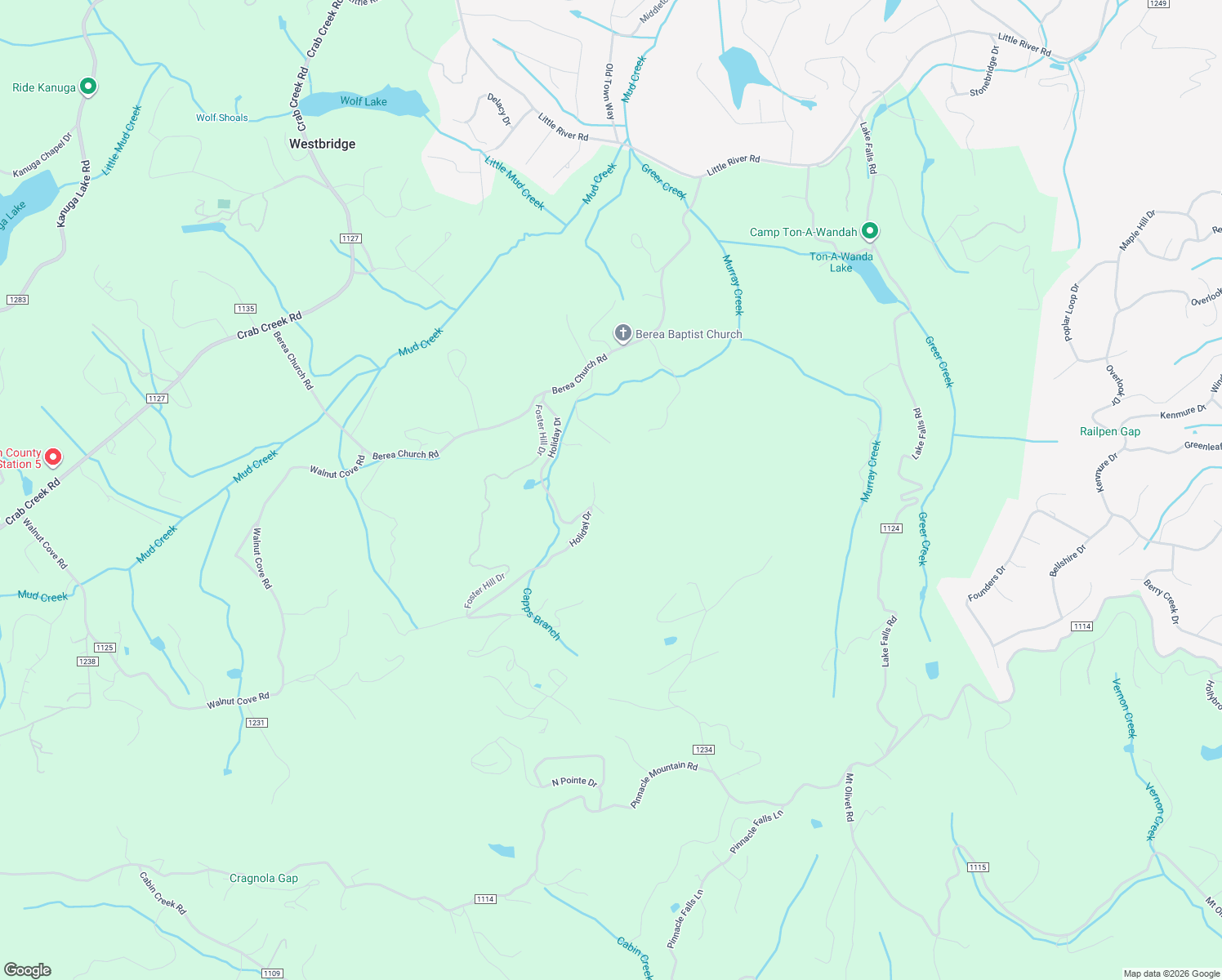 map of restaurants, bars, coffee shops, grocery stores, and more near 66 Holiday Drive in Hendersonville