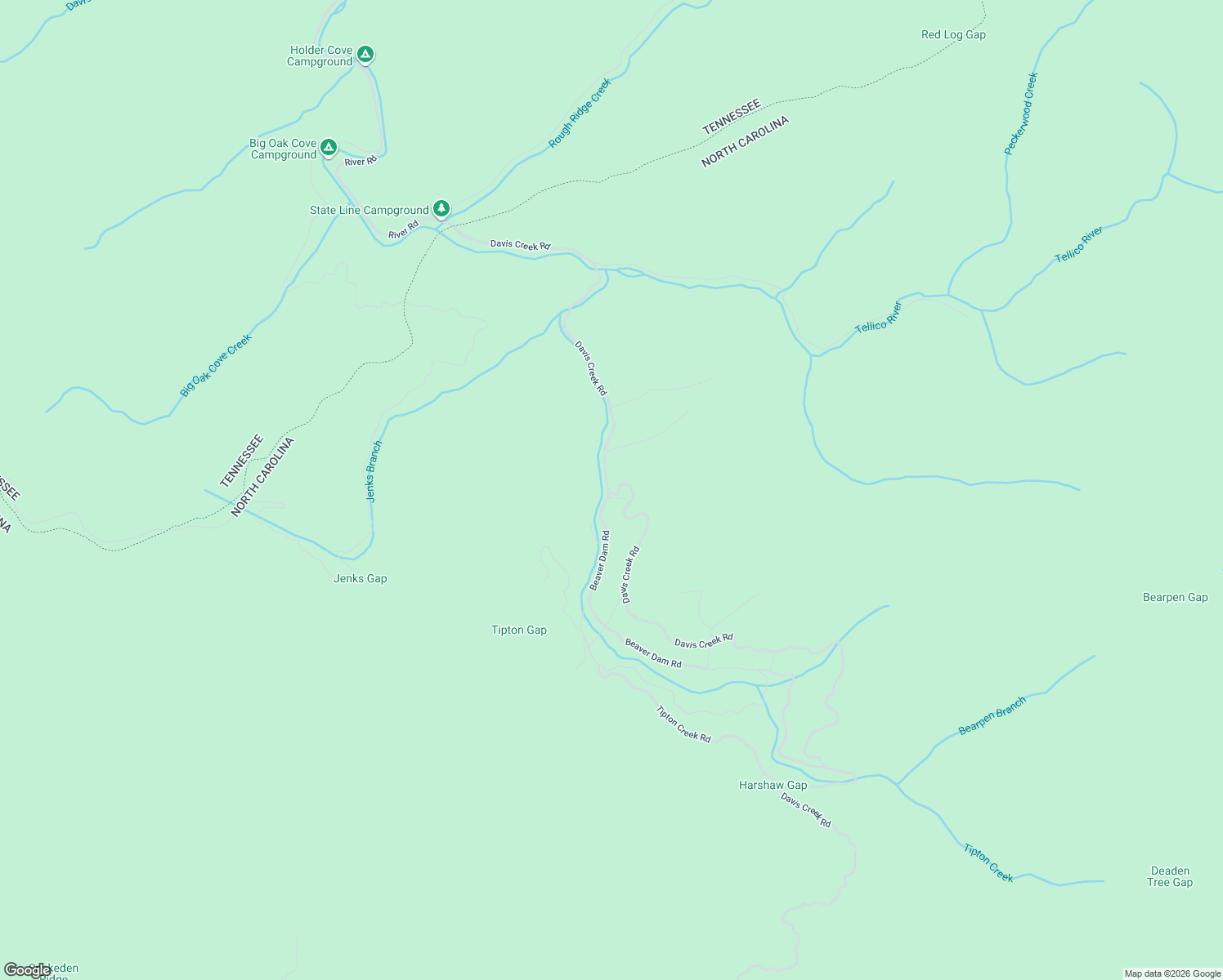 map of restaurants, bars, coffee shops, grocery stores, and more near Davis Creek Road in Murphy