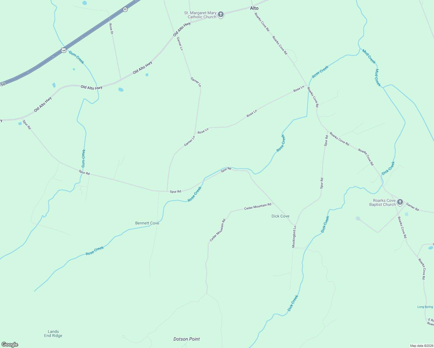 map of restaurants, bars, coffee shops, grocery stores, and more near 1852 Spur Rd in Decherd