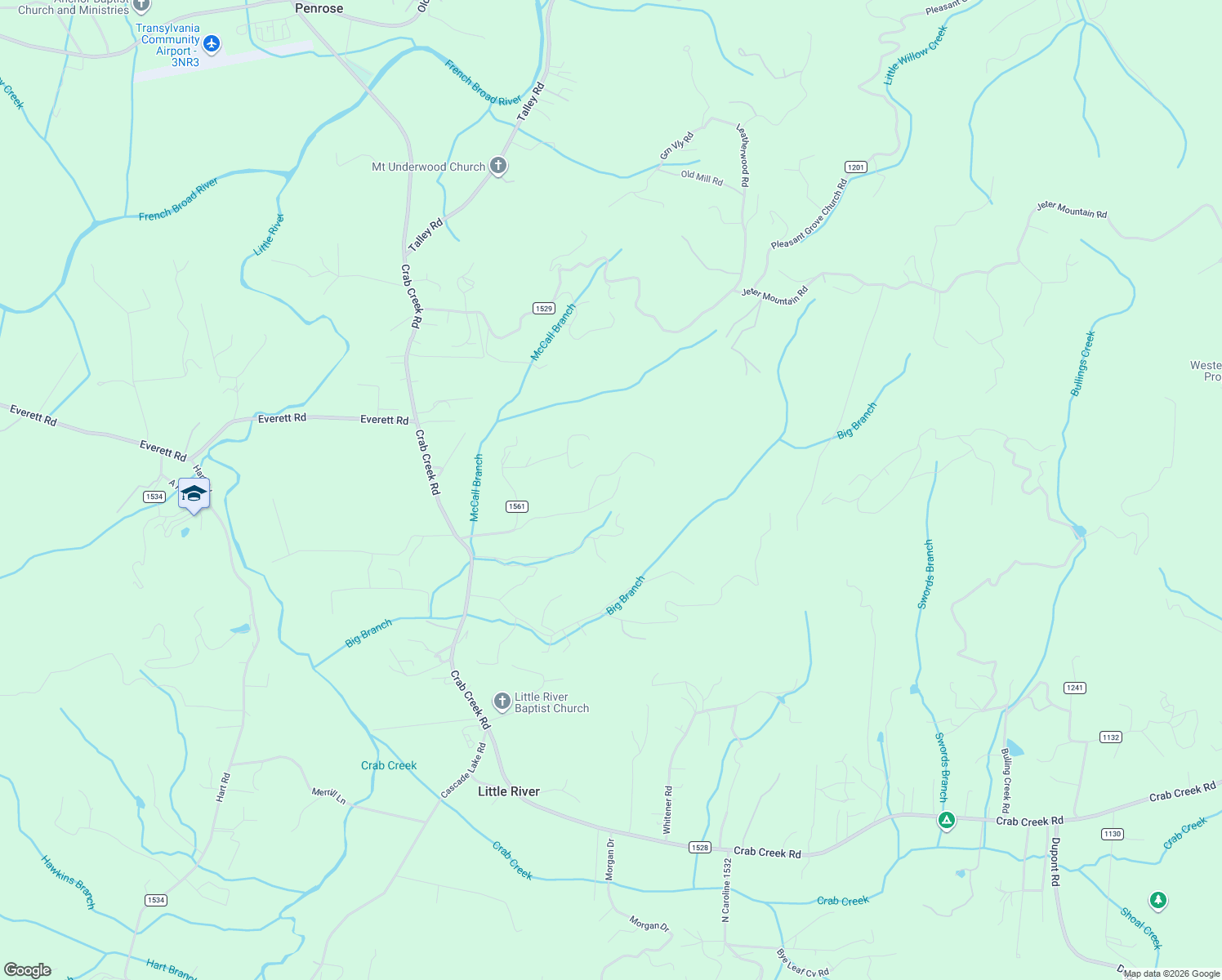 map of restaurants, bars, coffee shops, grocery stores, and more near 336 Hillside Road in Penrose