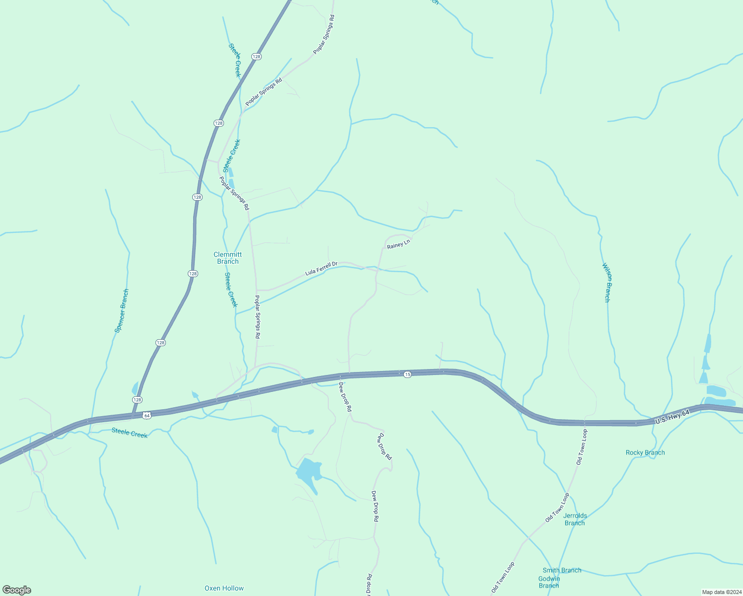 map of restaurants, bars, coffee shops, grocery stores, and more near 805 Lula Ferrell Drive in Savannah