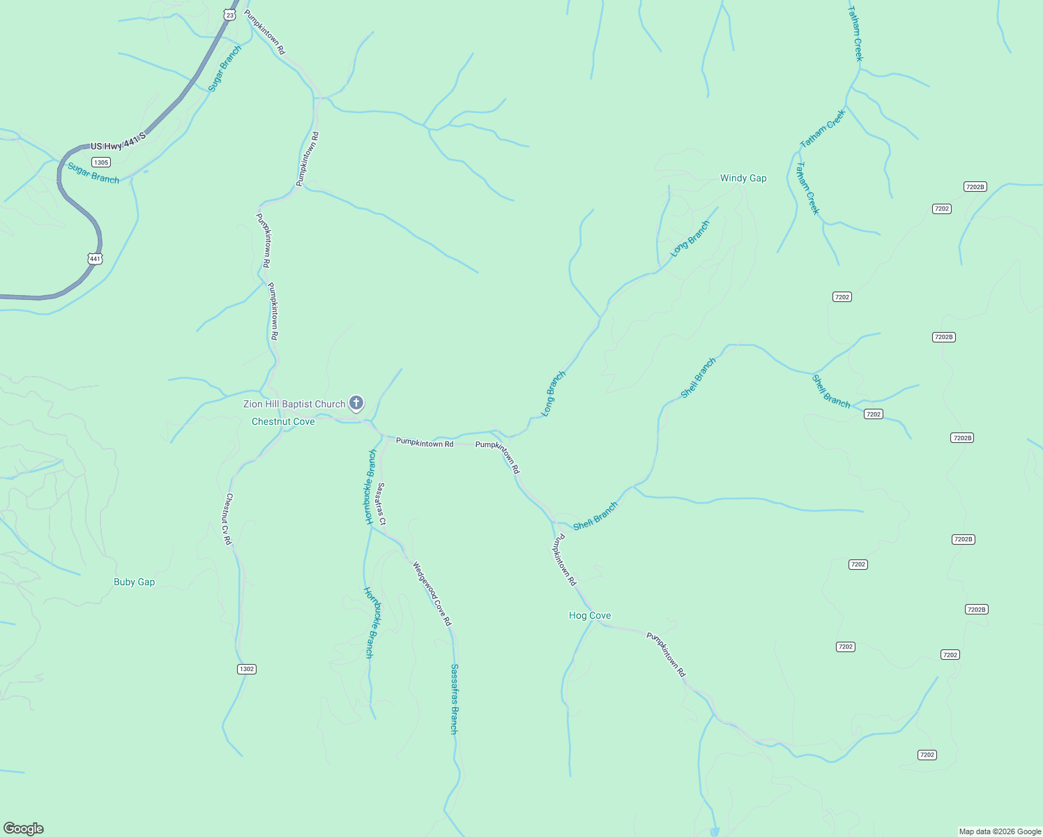 map of restaurants, bars, coffee shops, grocery stores, and more near 187 Garnet Road in Sylva