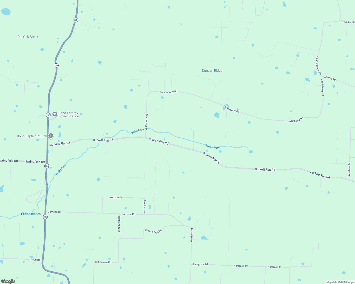 map of restaurants, bars, coffee shops, grocery stores, and more near 345 Burkett Flat Road in Greenbrier