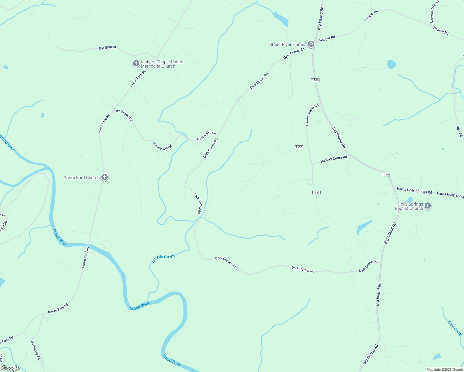 map of restaurants, bars, coffee shops, grocery stores, and more near 444 Howard Cole Road in Rutherfordton