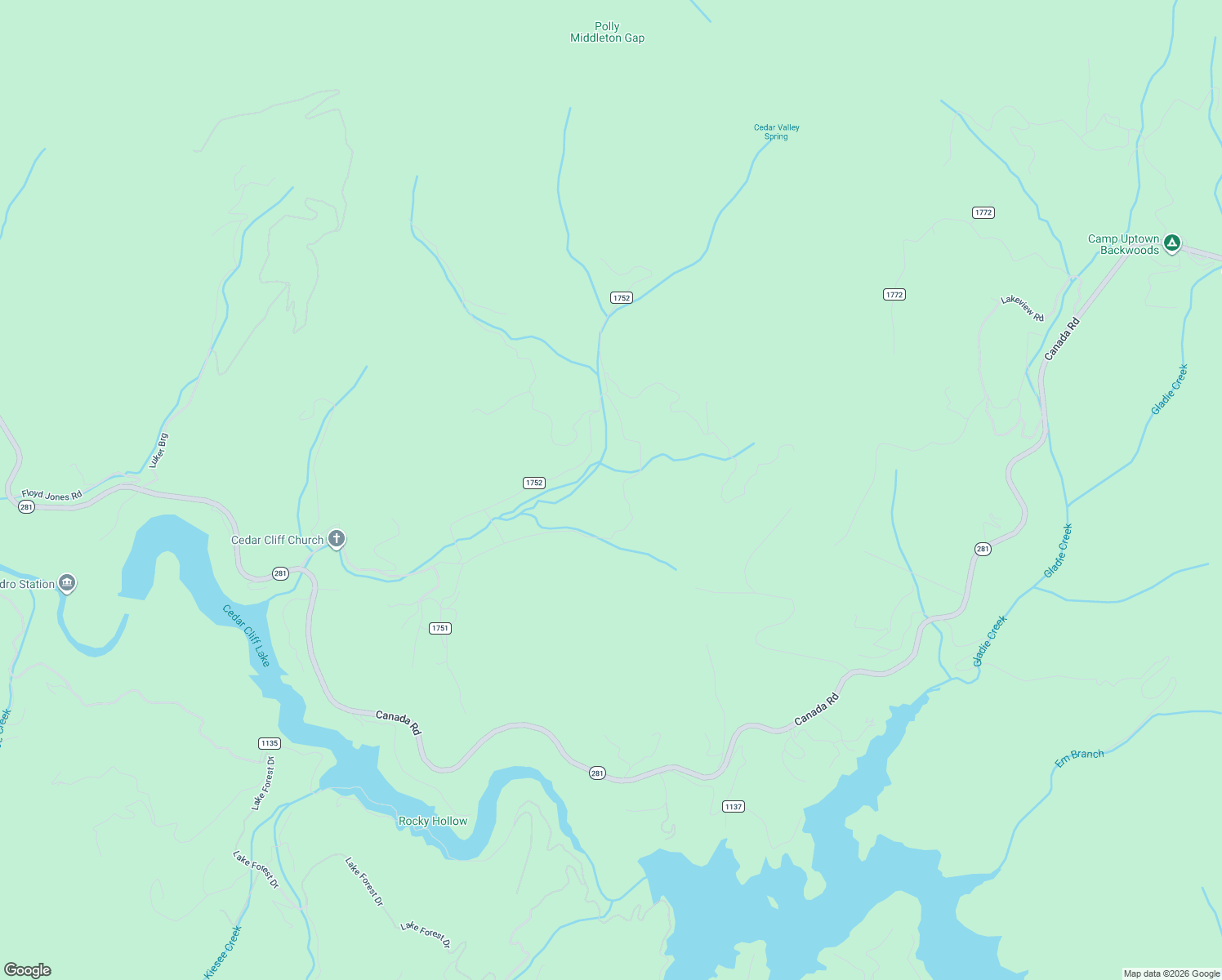 map of restaurants, bars, coffee shops, grocery stores, and more near 17 Cedar Creek Farm Road in Tuckasegee