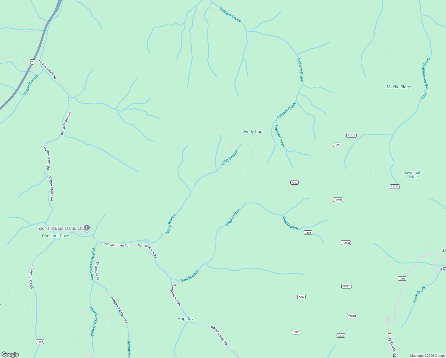 map of restaurants, bars, coffee shops, grocery stores, and more near 38 Garnet Road in Sylva