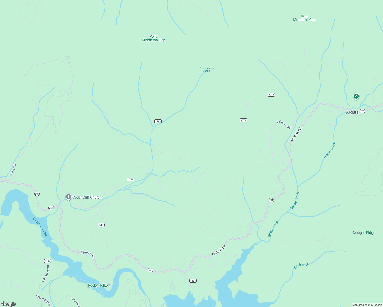 map of restaurants, bars, coffee shops, grocery stores, and more near 7 Cedar Creek Farm Road in Tuckasegee