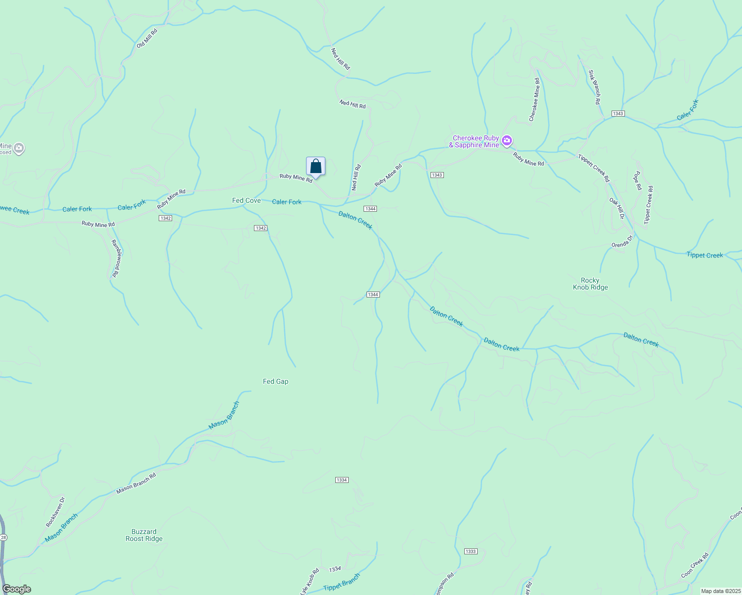 map of restaurants, bars, coffee shops, grocery stores, and more near 564 Dalton Creek Road in Franklin