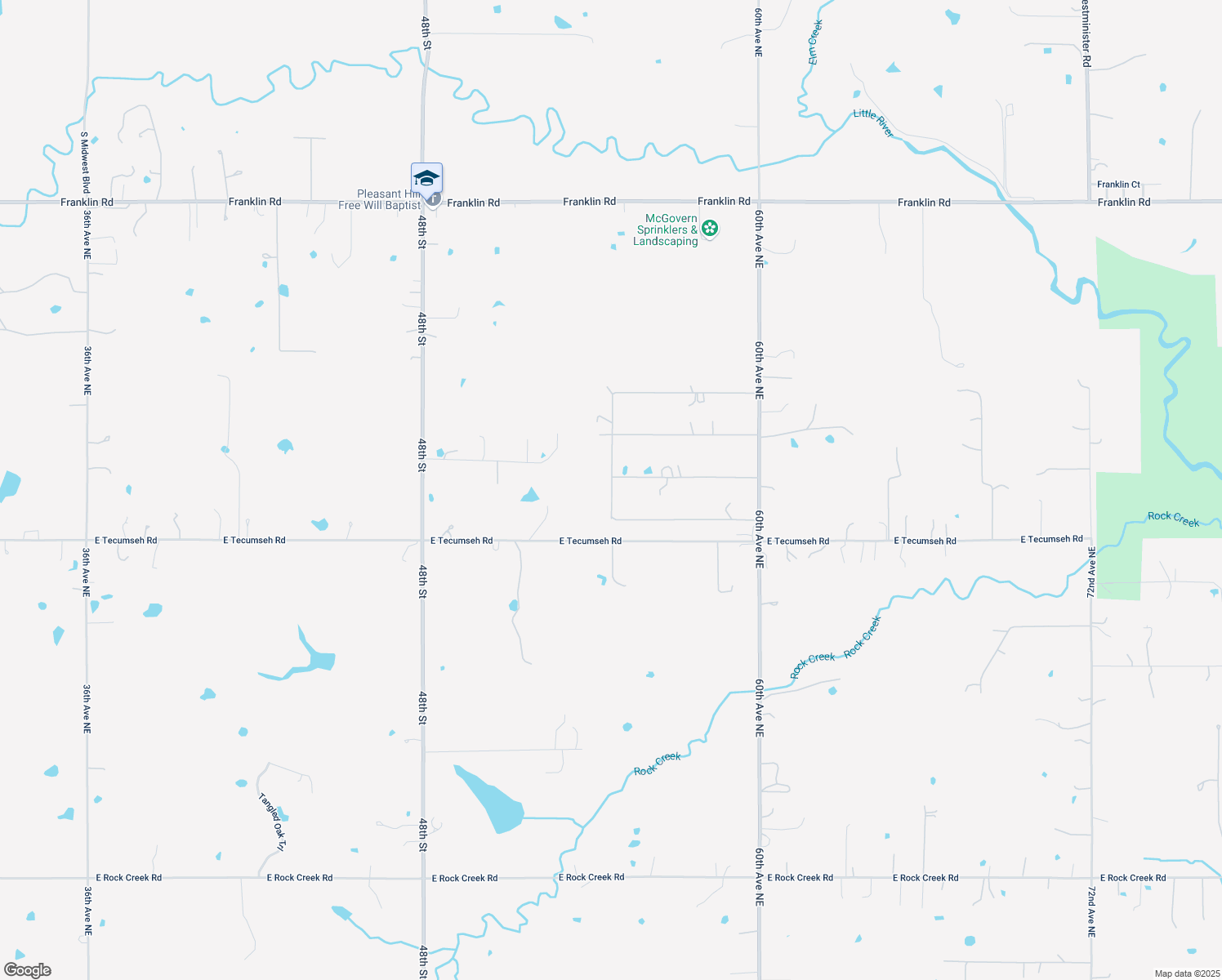 map of restaurants, bars, coffee shops, grocery stores, and more near 3708 Floyd Cox Drive in Norman