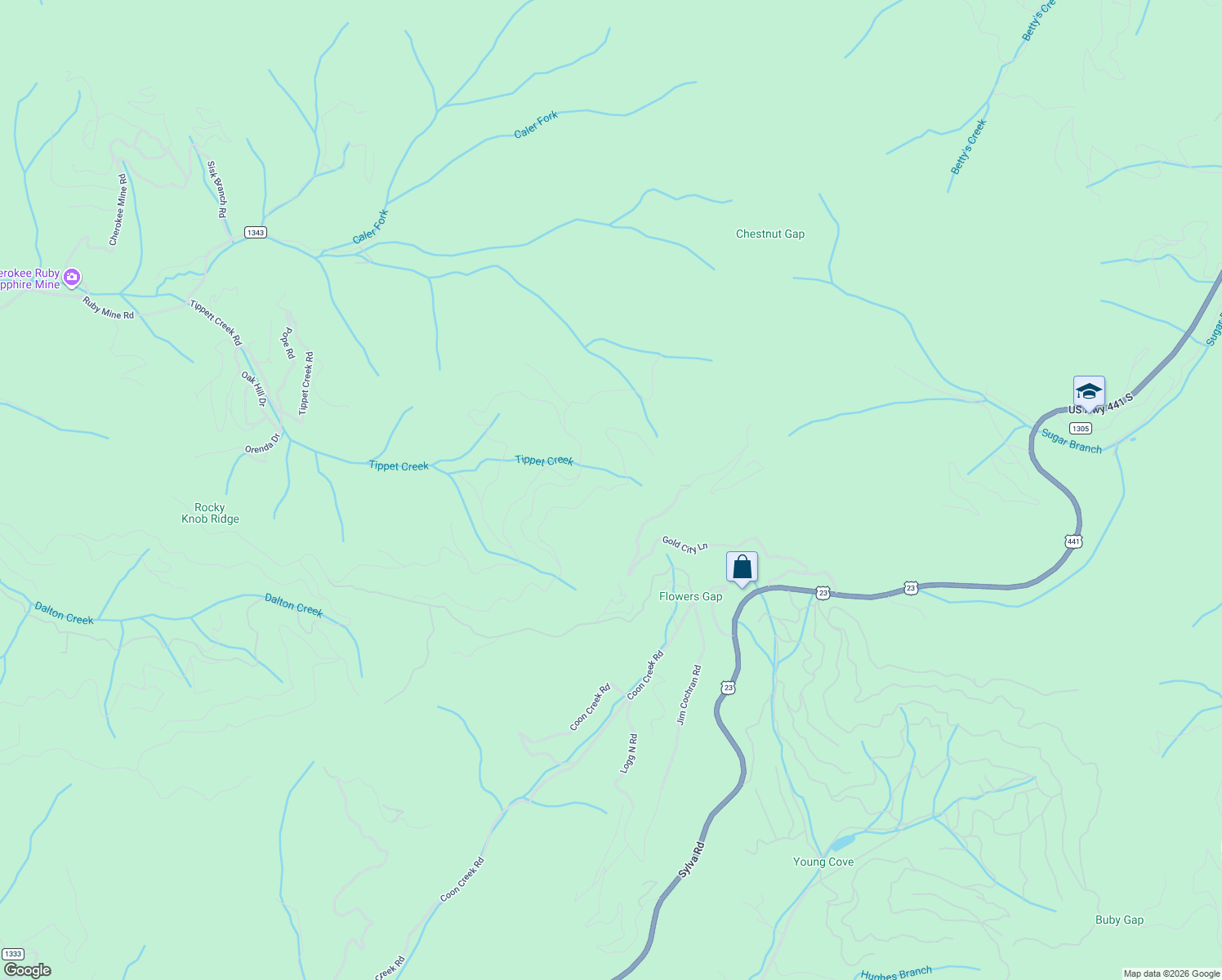 map of restaurants, bars, coffee shops, grocery stores, and more near Hummingbird Hill Road in Franklin