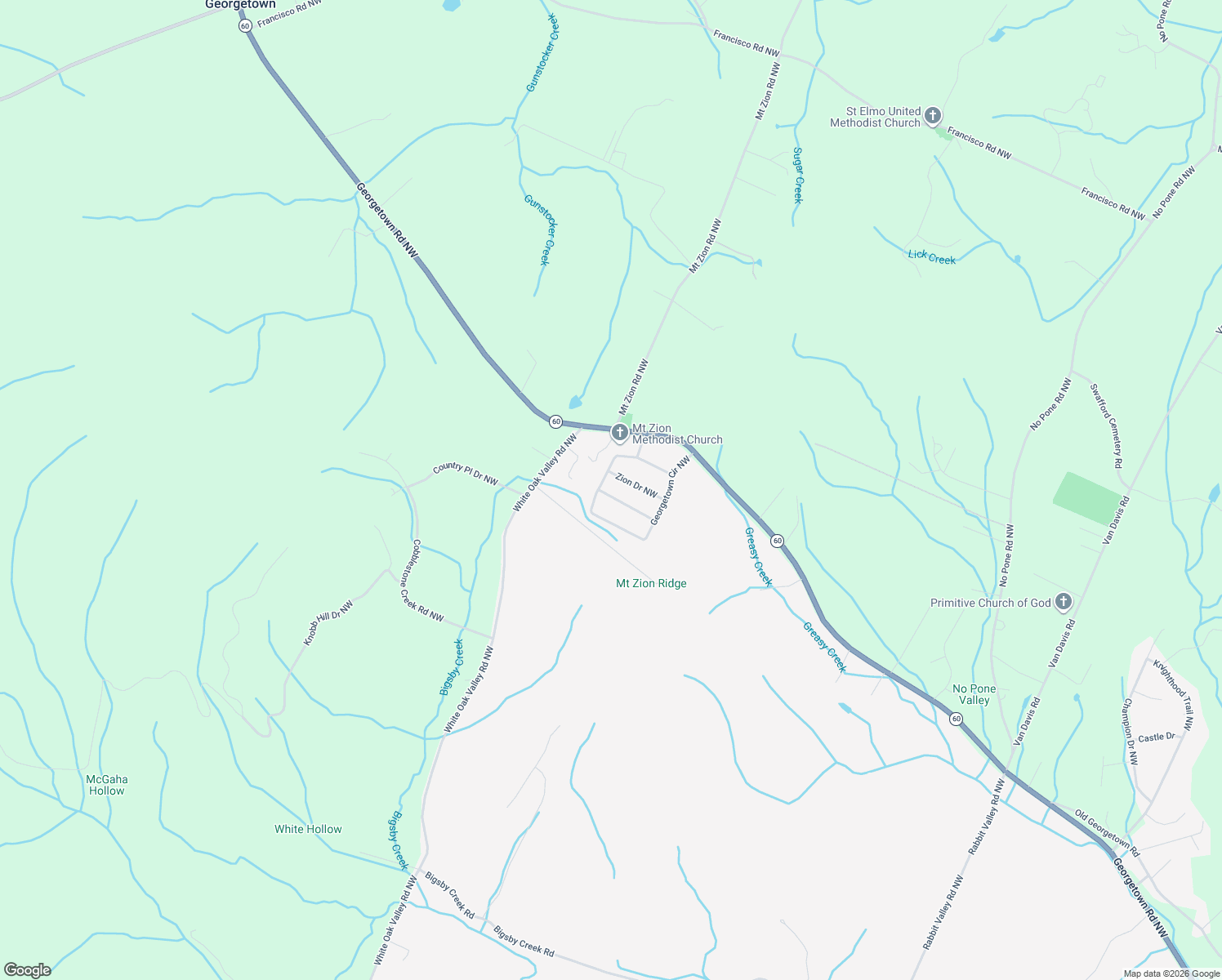 map of restaurants, bars, coffee shops, grocery stores, and more near 180 McClanahan Dr NW in Cleveland