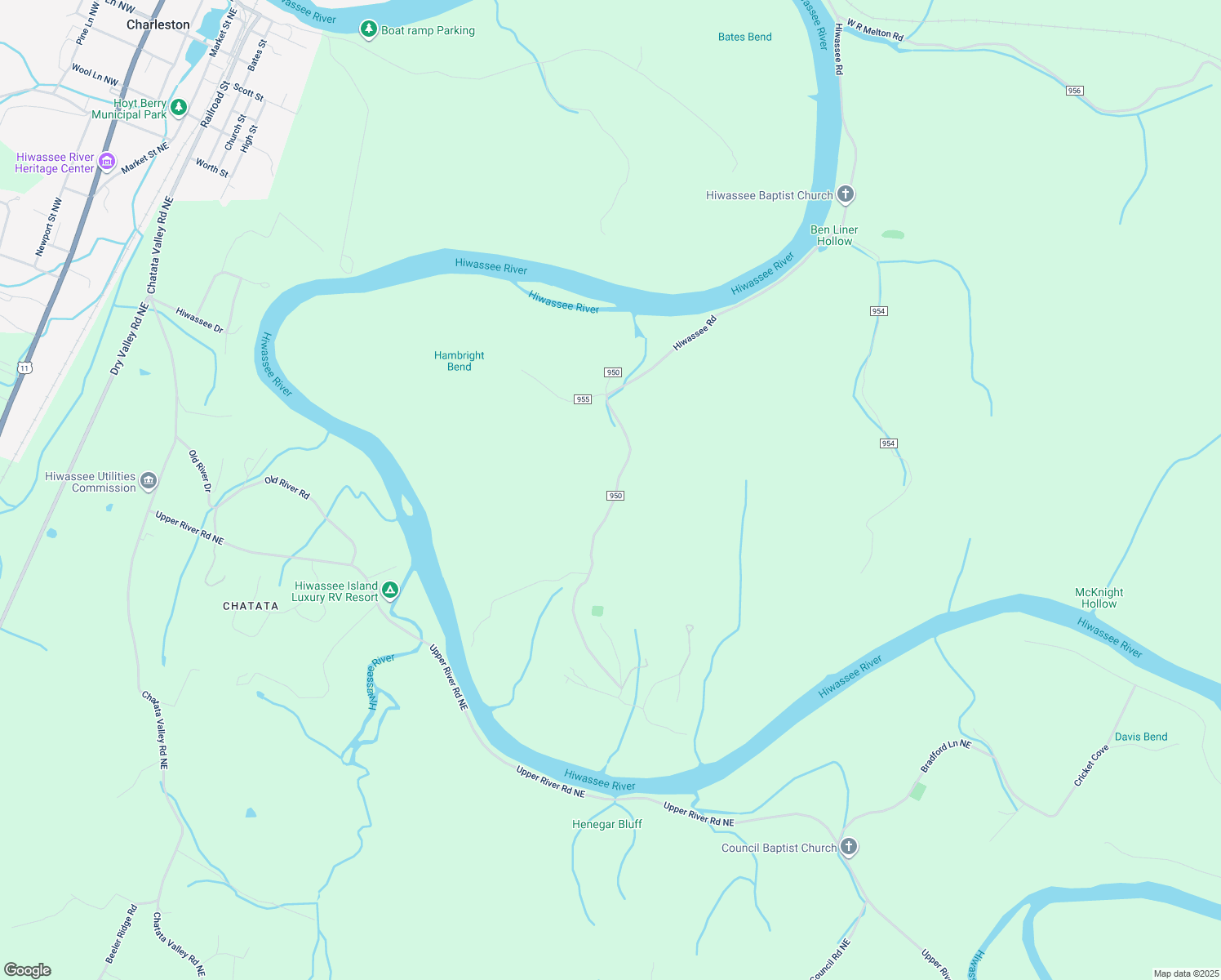 map of restaurants, bars, coffee shops, grocery stores, and more near 786 County Road 950 in Calhoun