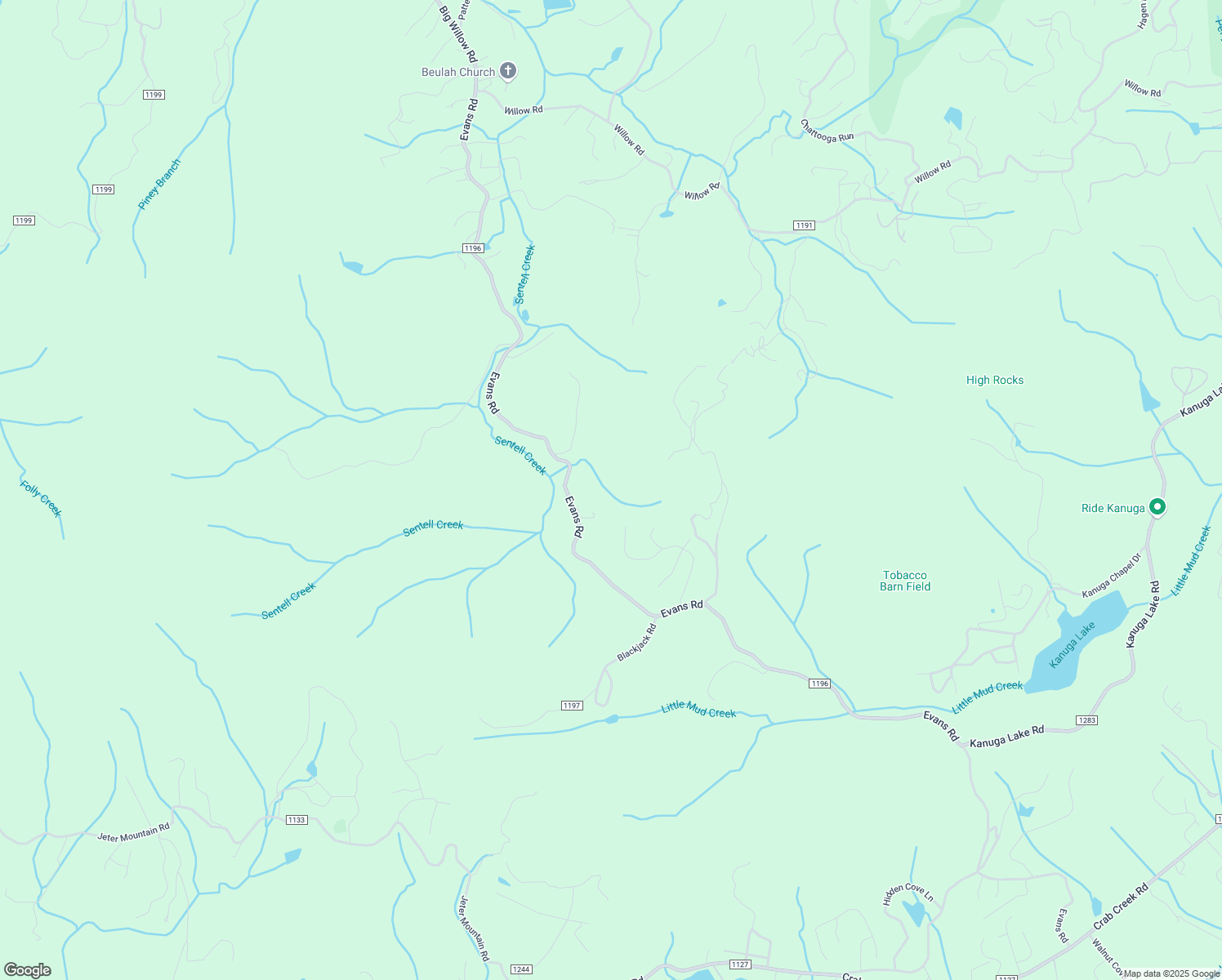 map of restaurants, bars, coffee shops, grocery stores, and more near 2520 Evans Road in Hendersonville