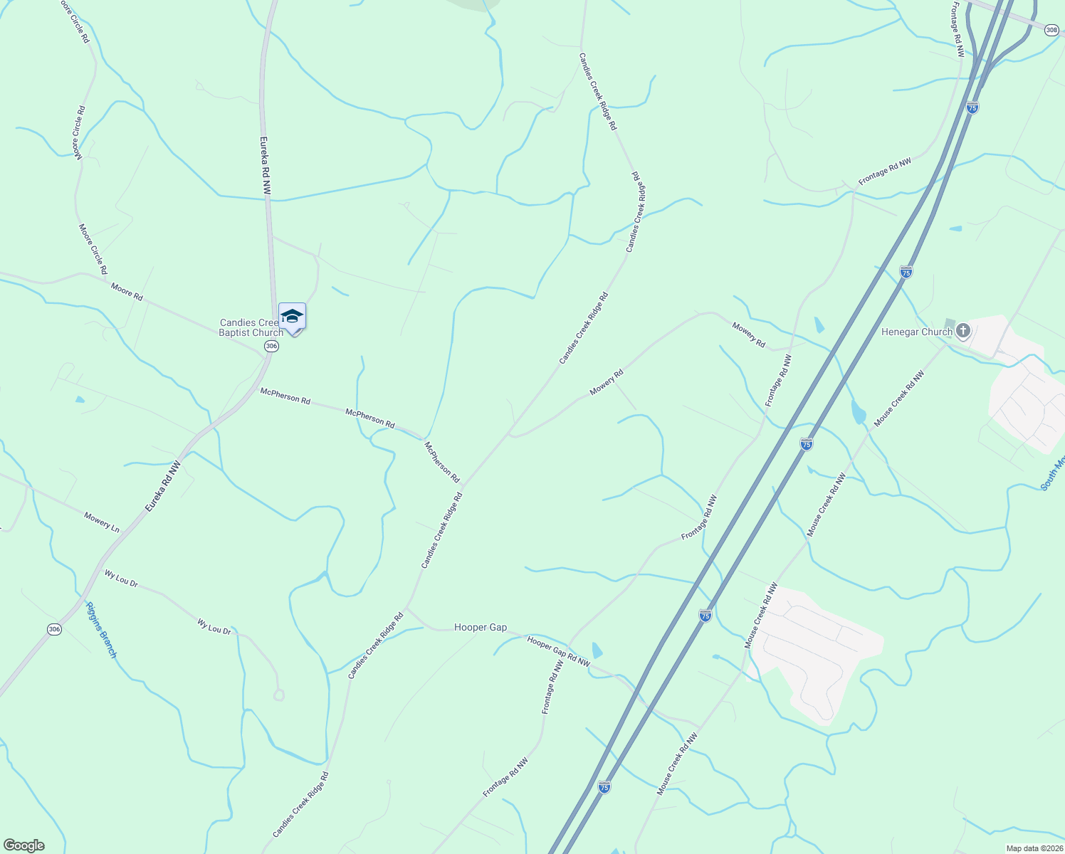 map of restaurants, bars, coffee shops, grocery stores, and more near 7679 Eureka Road Northwest in Cleveland