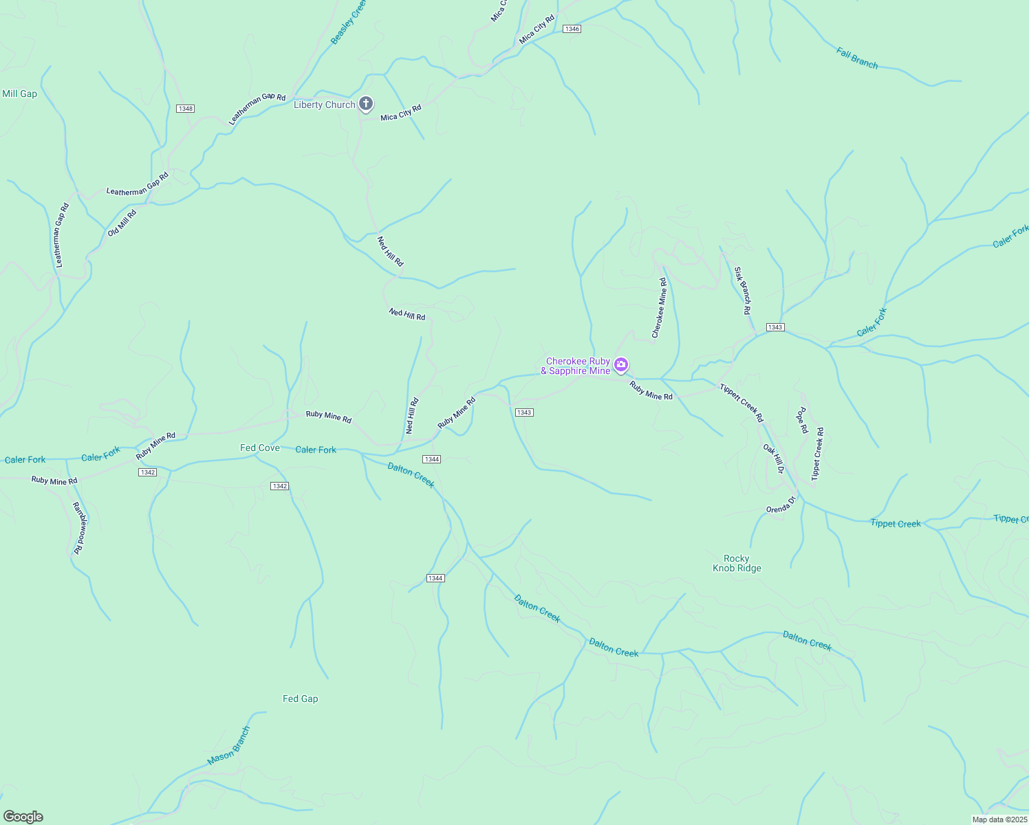 map of restaurants, bars, coffee shops, grocery stores, and more near 2157 Ruby Mine Road in Franklin