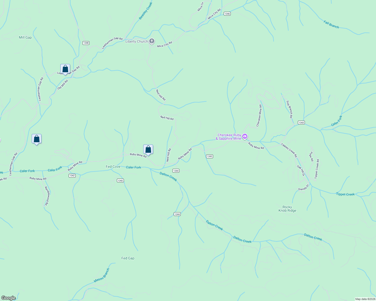 map of restaurants, bars, coffee shops, grocery stores, and more near 1884 Ruby Mine Road in Franklin