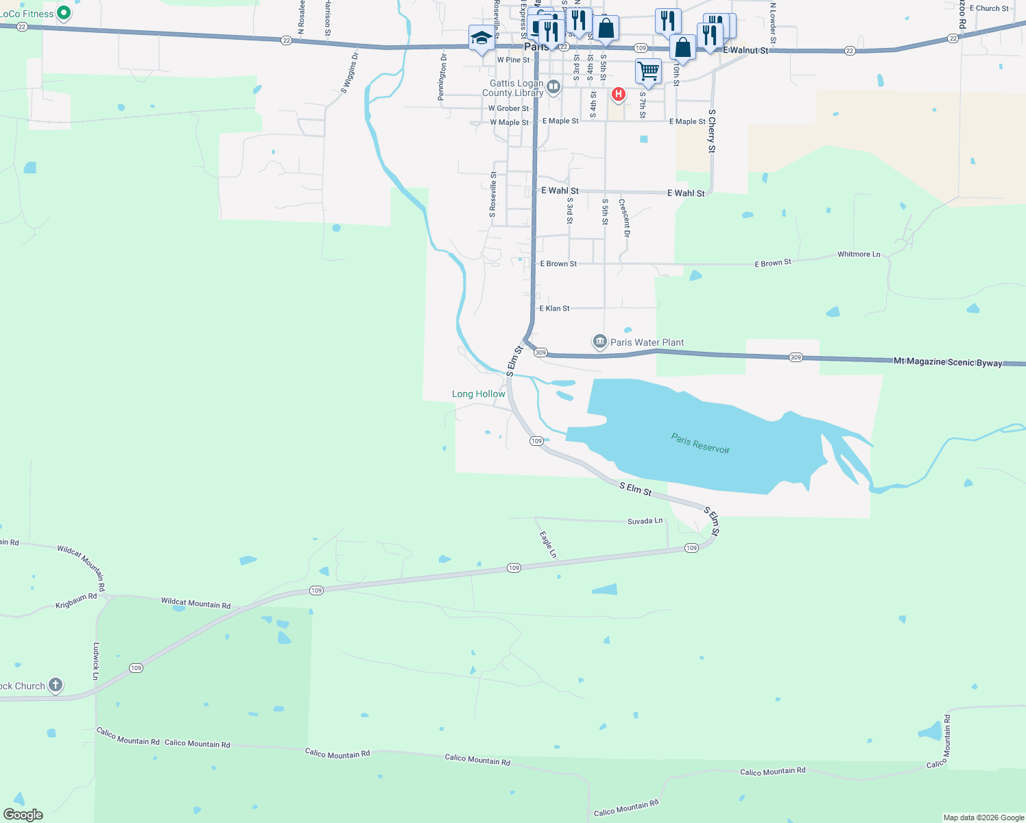map of restaurants, bars, coffee shops, grocery stores, and more near 127 Green Street in Paris