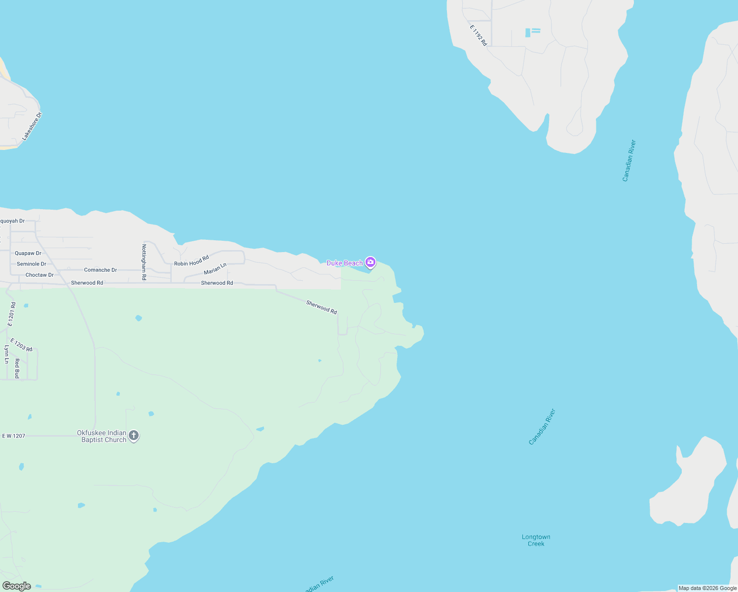 map of restaurants, bars, coffee shops, grocery stores, and more near 1898 Rose Lane in Eufaula
