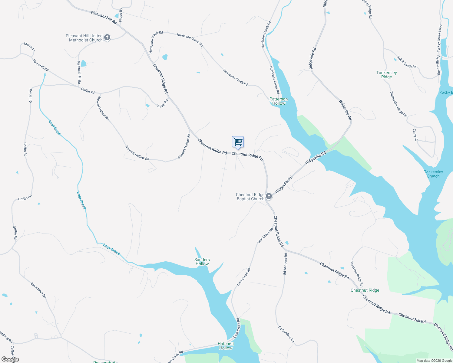map of restaurants, bars, coffee shops, grocery stores, and more near 205 Lake Forrest Road in Lynchburg
