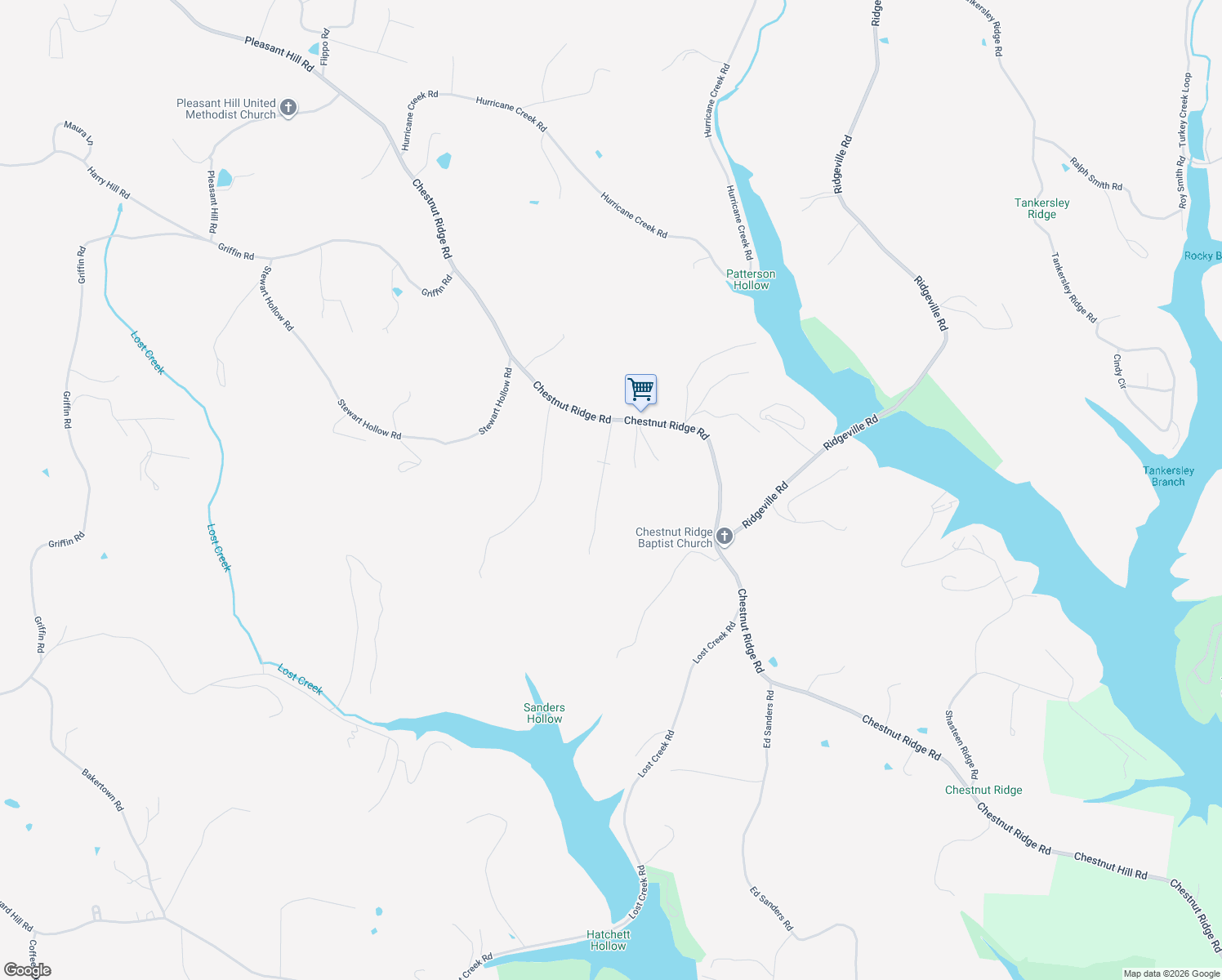 map of restaurants, bars, coffee shops, grocery stores, and more near 205 Lake Forrest Road in Lynchburg