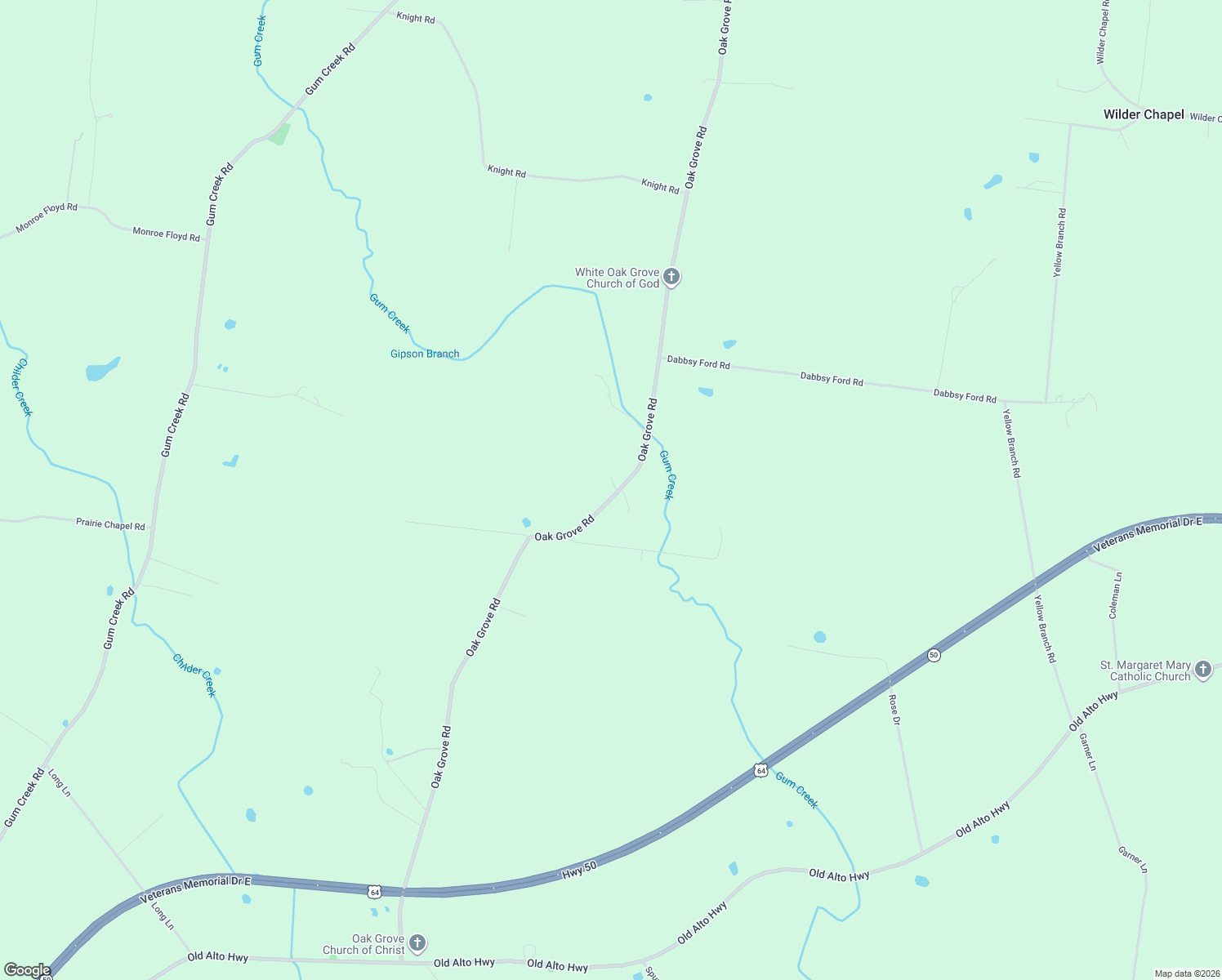 map of restaurants, bars, coffee shops, grocery stores, and more near 1635 Oak Grove Rd in Decherd