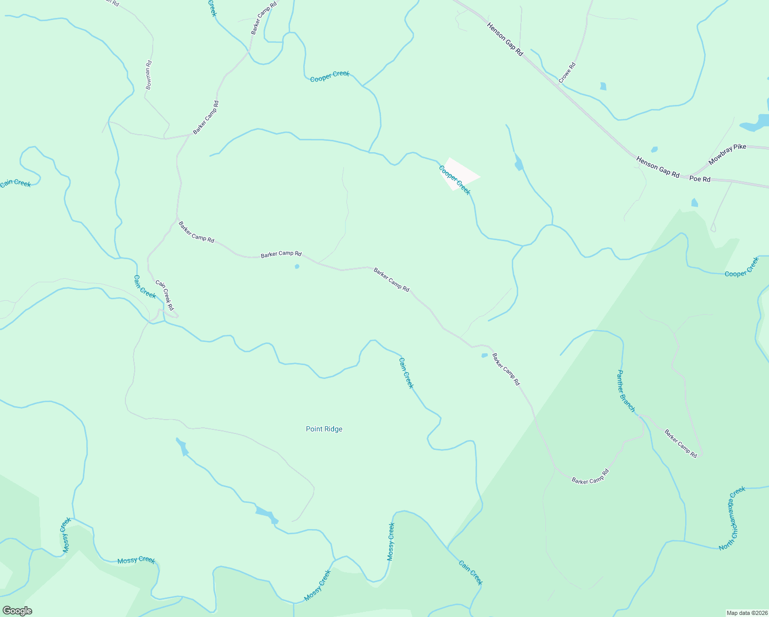 map of restaurants, bars, coffee shops, grocery stores, and more near 3000 Barker Camp Road in Dunlap