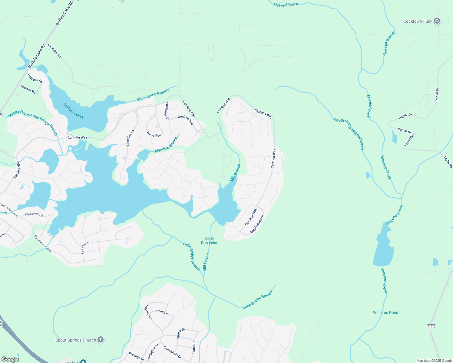 map of restaurants, bars, coffee shops, grocery stores, and more near 304 Pineridge Cove in Sanford