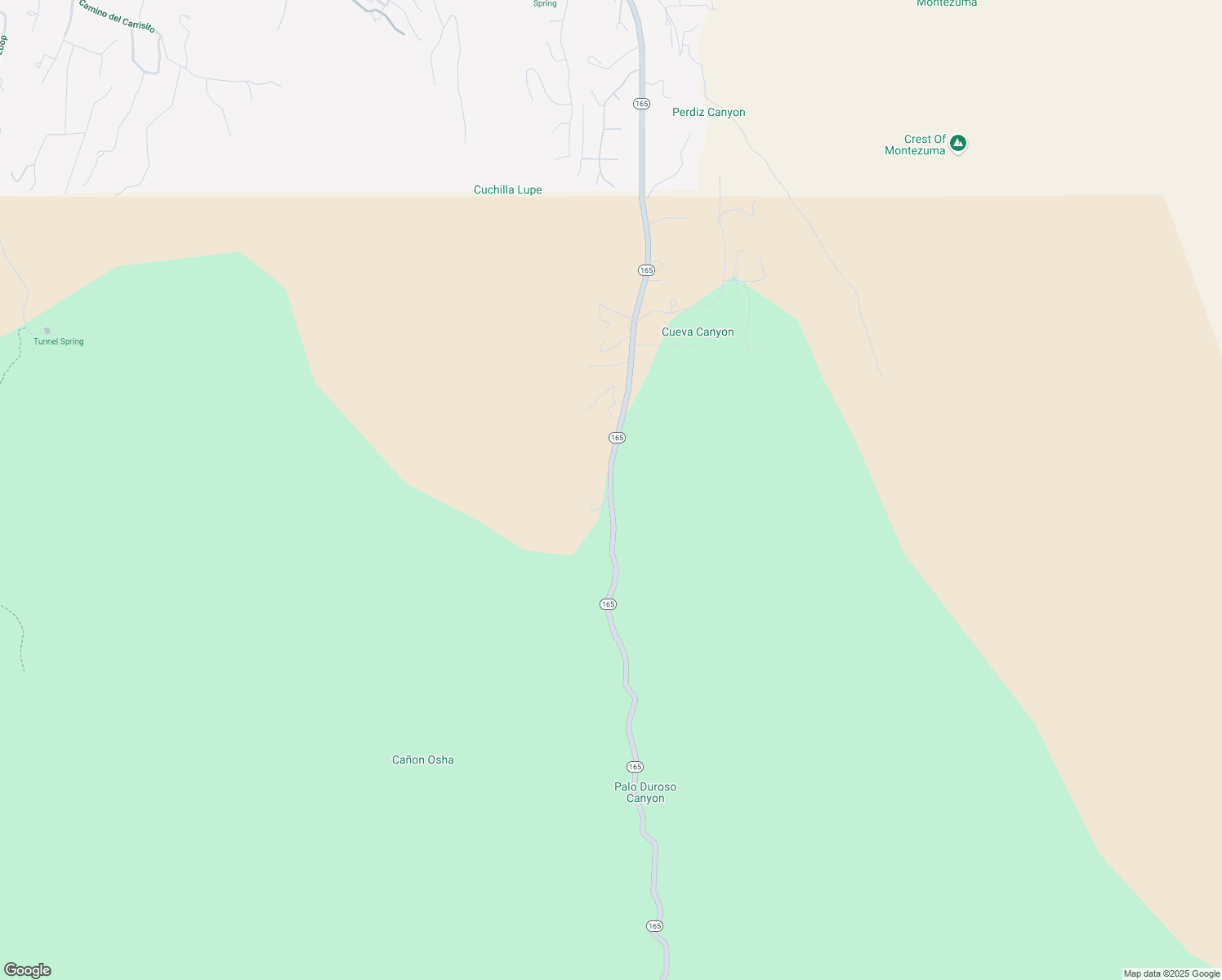 map of restaurants, bars, coffee shops, grocery stores, and more near 899 New Mexico 165 in Placitas
