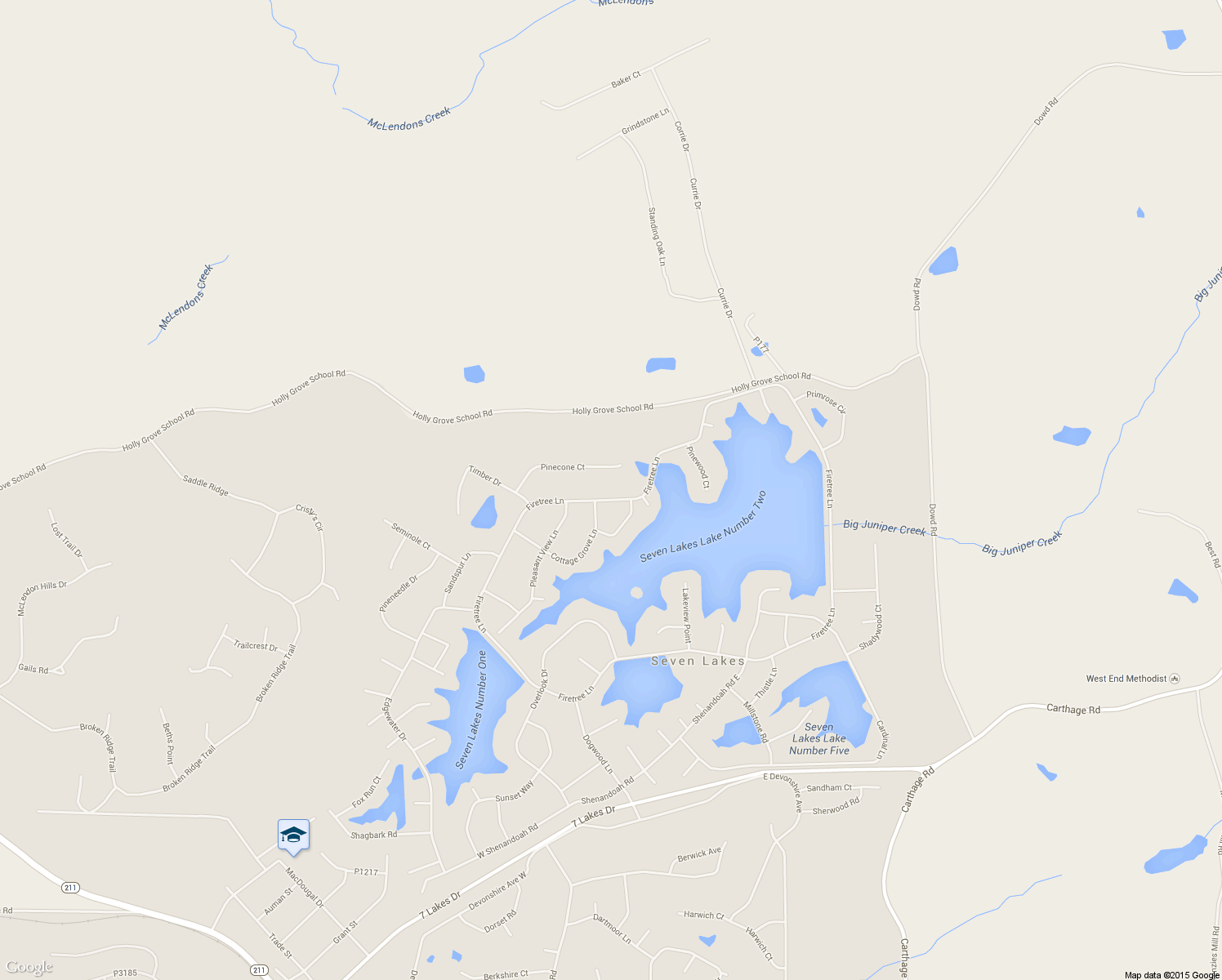 map of restaurants, bars, coffee shops, grocery stores, and more near 224 Firetree Lane in West End