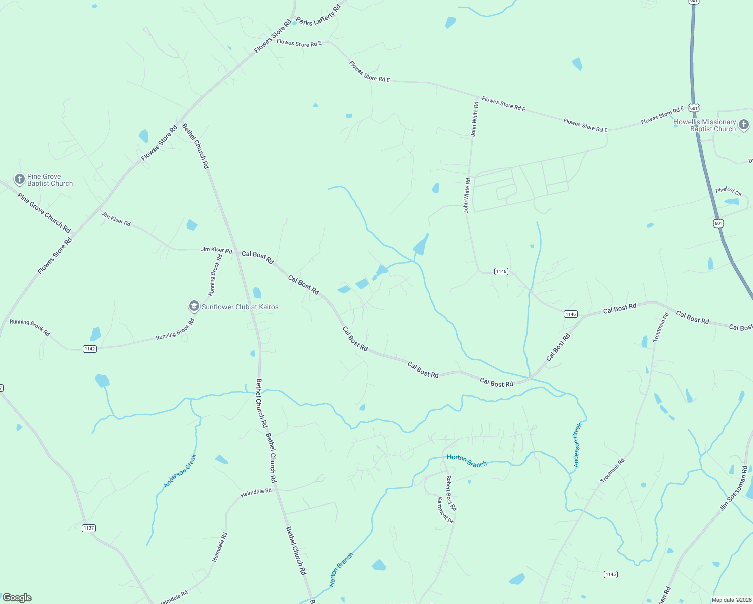 map of restaurants, bars, coffee shops, grocery stores, and more near 1950 Sossoman Springs Road in Midland
