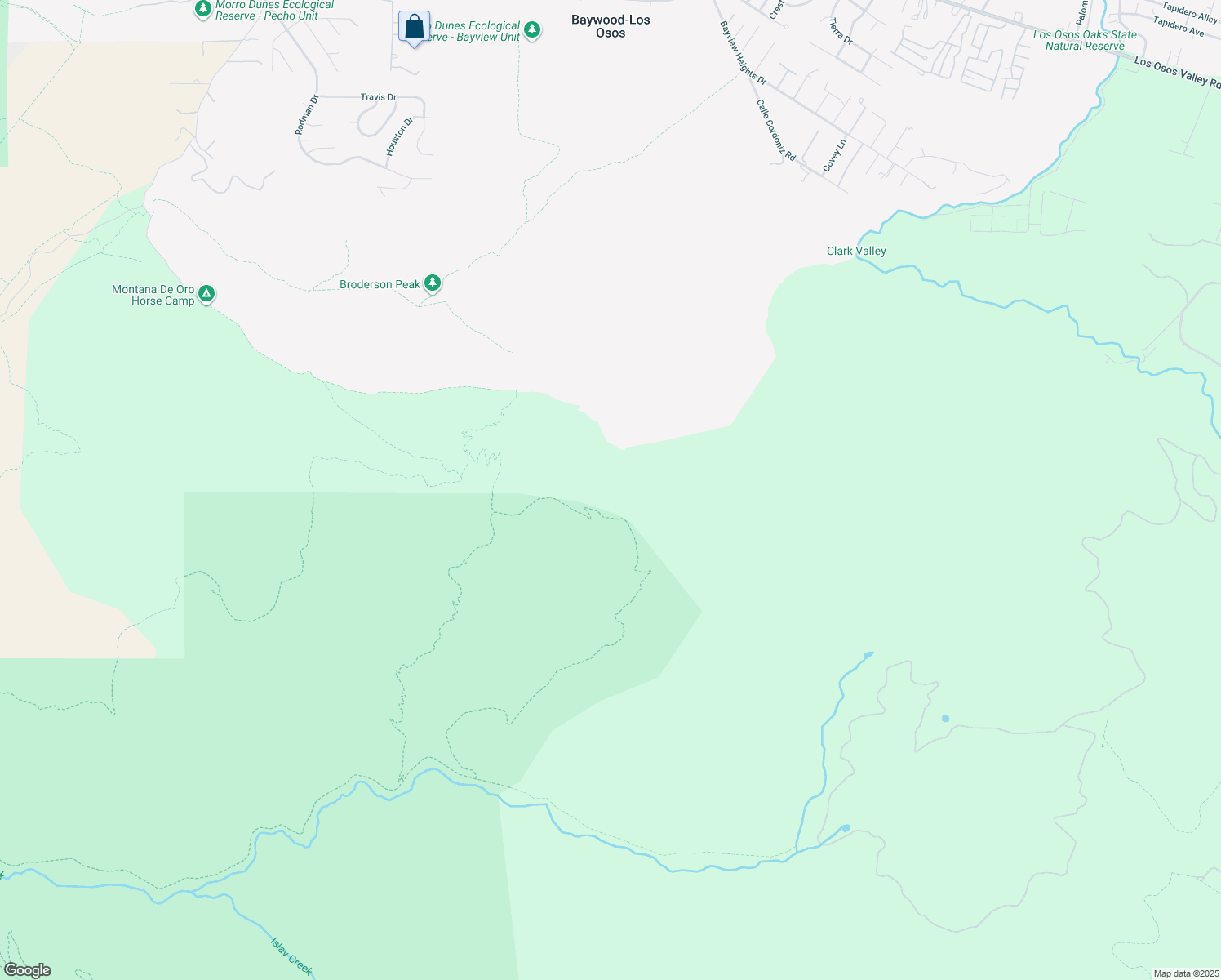 map of restaurants, bars, coffee shops, grocery stores, and more near in Baywood-Los Osos