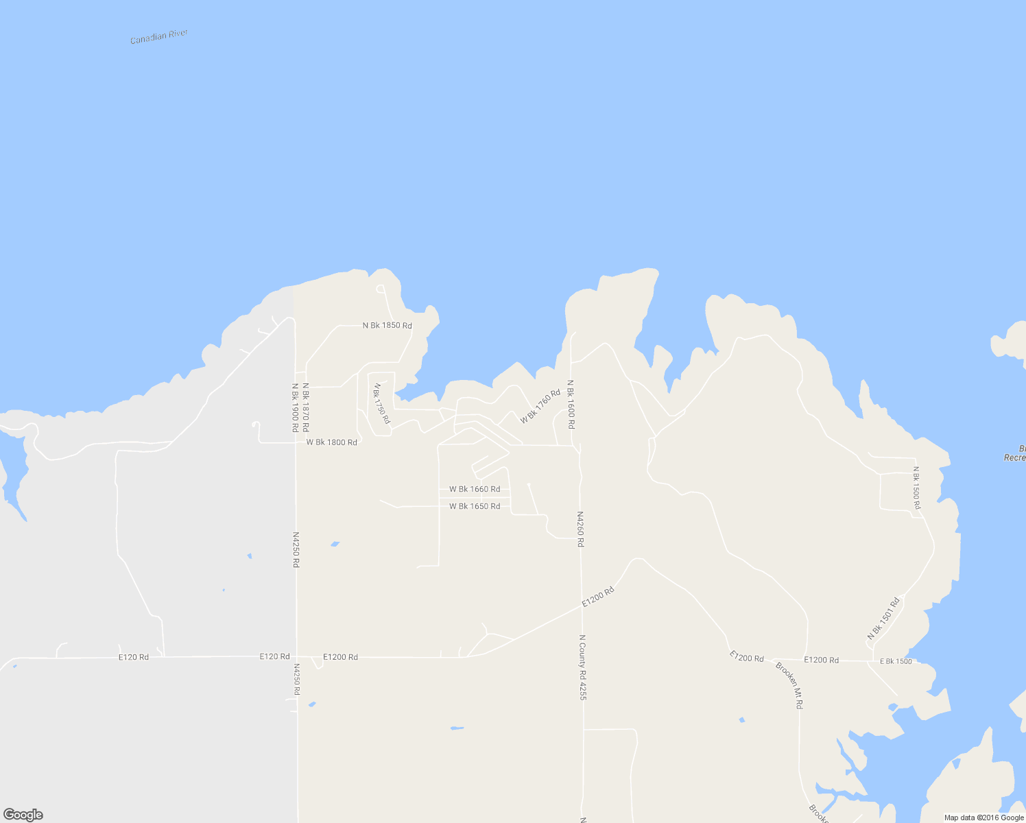 map of restaurants, bars, coffee shops, grocery stores, and more near West Bk 1760 Road in Stigler