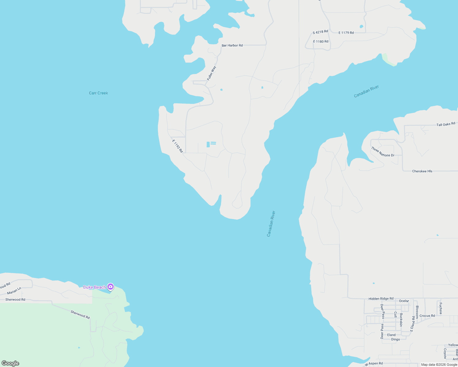 map of restaurants, bars, coffee shops, grocery stores, and more near in Texanna