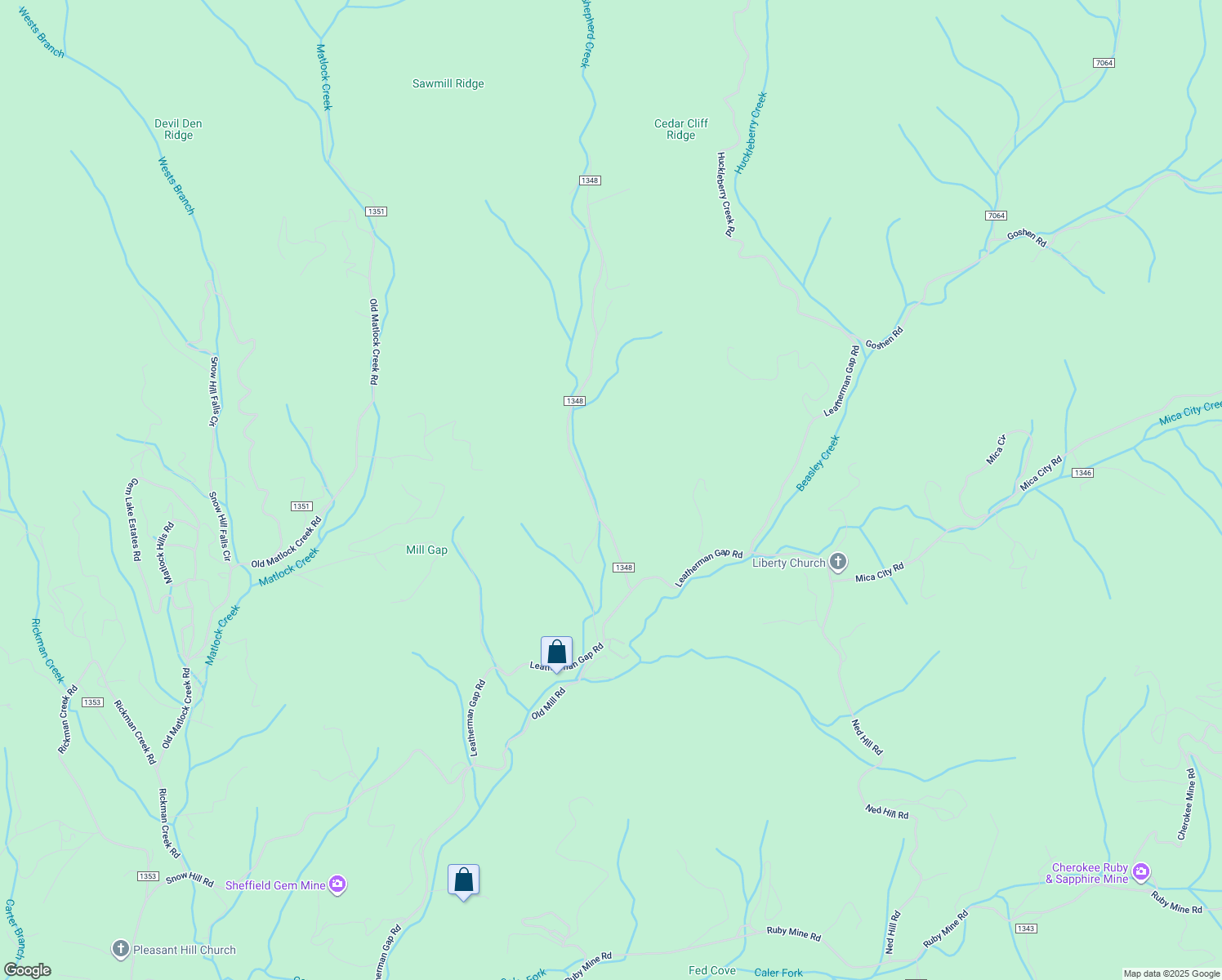map of restaurants, bars, coffee shops, grocery stores, and more near 333 Shepherd Creek Road in Franklin