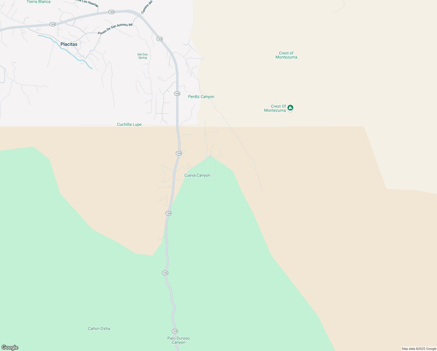 map of restaurants, bars, coffee shops, grocery stores, and more near 6 Canon del Apache in Placitas