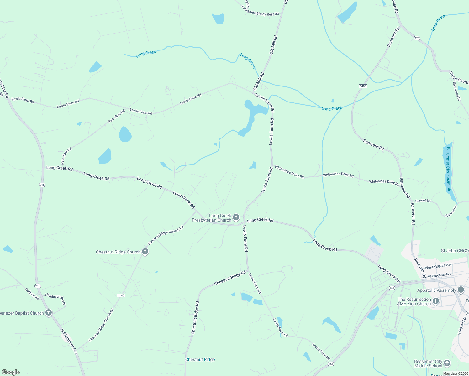 map of restaurants, bars, coffee shops, grocery stores, and more near 4024 Chestnut Woods Drive in Kings Mountain