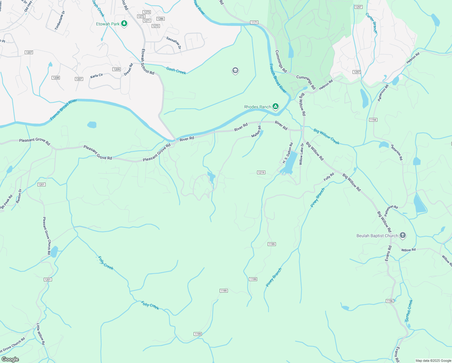 map of restaurants, bars, coffee shops, grocery stores, and more near 97 Kristy Jones Road in Hendersonville