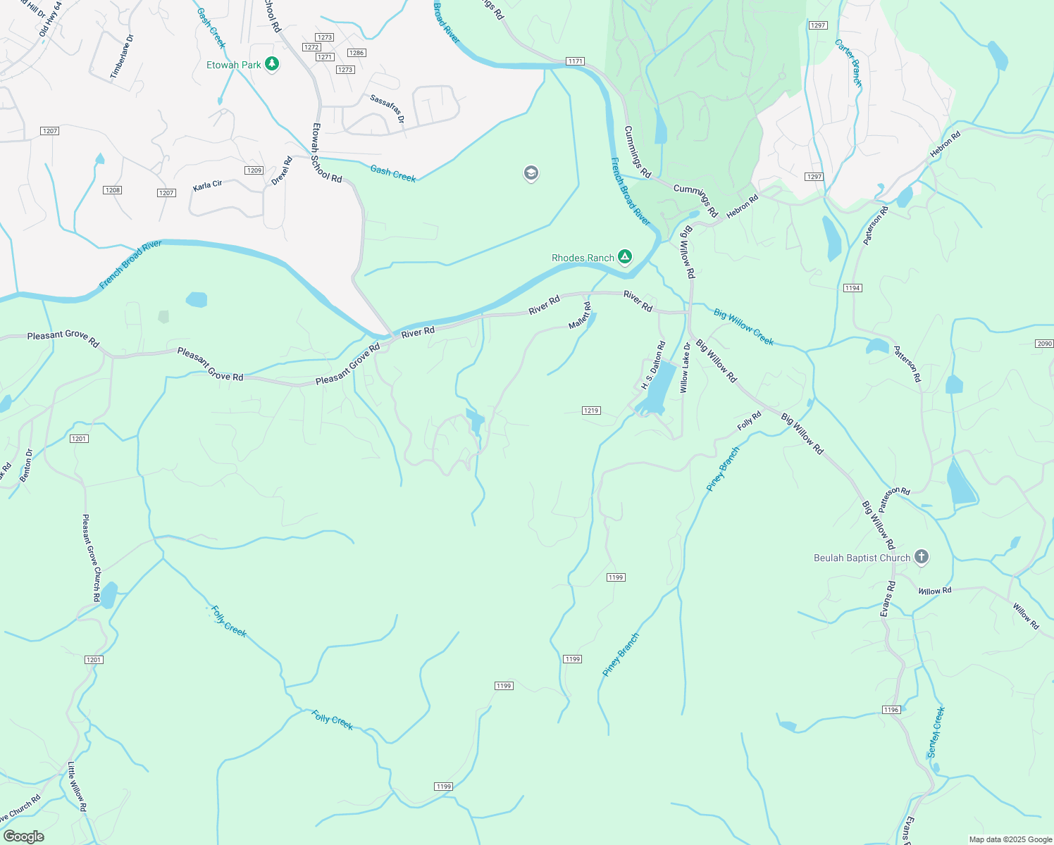 map of restaurants, bars, coffee shops, grocery stores, and more near 97 Kristy Jones Road in Hendersonville